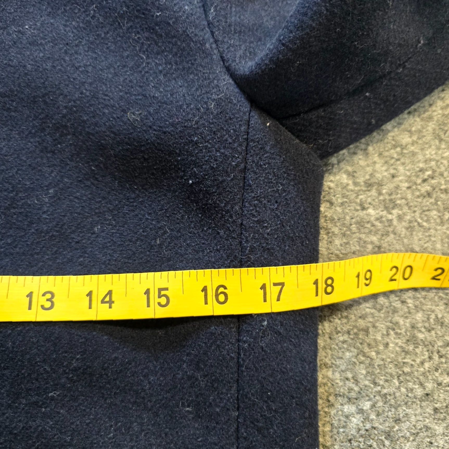 J.Crew J Crew Jacket Womens Blue Wool Heavy Full Zip Capsule Classic Size 2 Size XS / US 0-2 / IT 36-38 - 5 Thumbnail