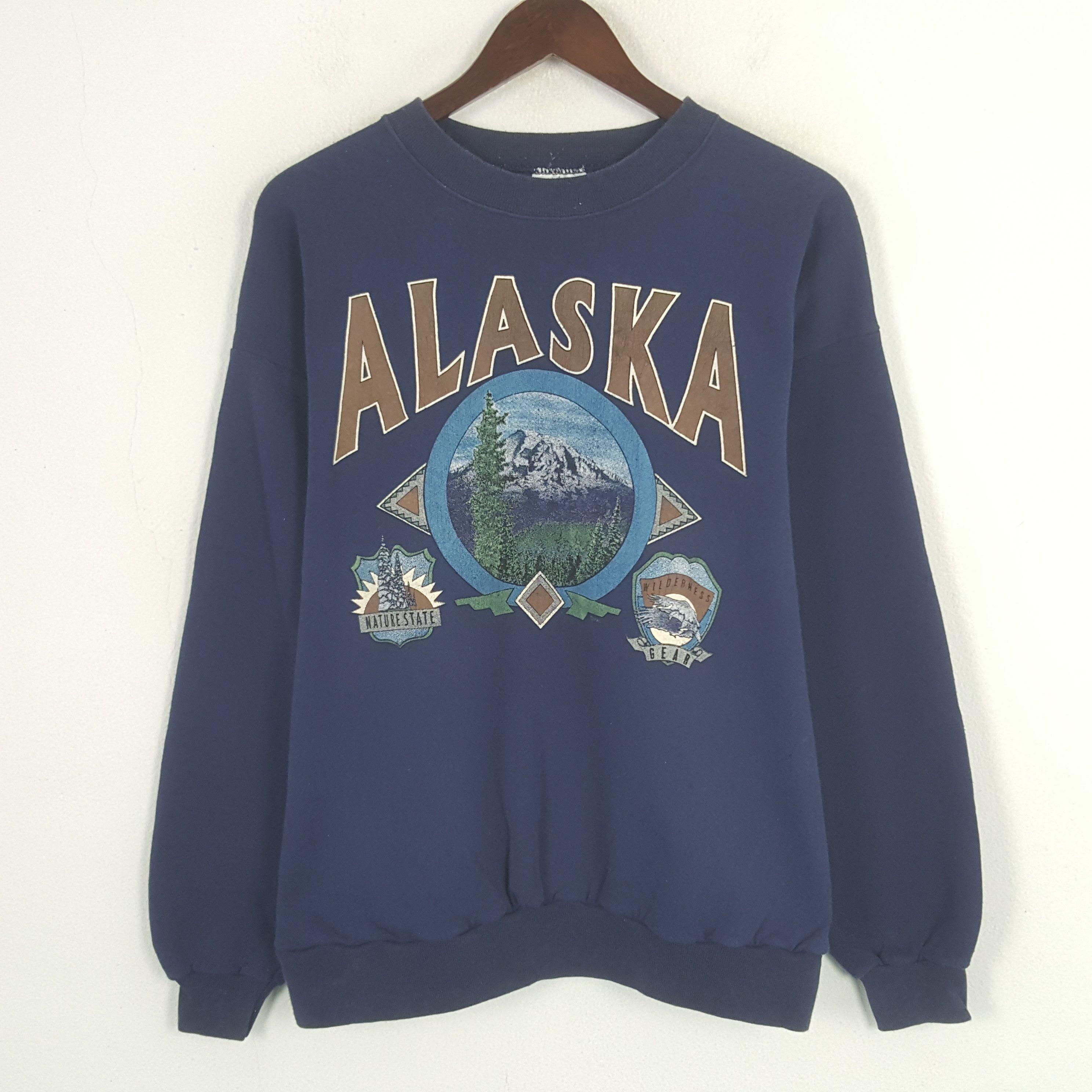 Vintage Vintage Alaska Sweatshirt Size US L / EU 52-54 / 3 - 1 Thumbnail