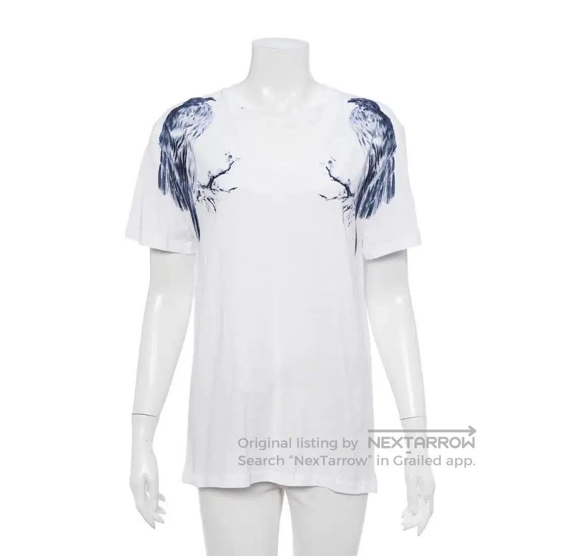 Alexander McQueen Alexander McQueen Short Sleeve White Graphic T-Shirt . Size US S / EU 44-46 / 1 - 7 Thumbnail