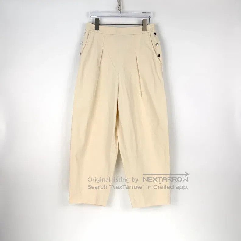 Hermes Hermes Off-white Plain Long Trousers Size 25" / US 0 / IT 36 - 3 Thumbnail
