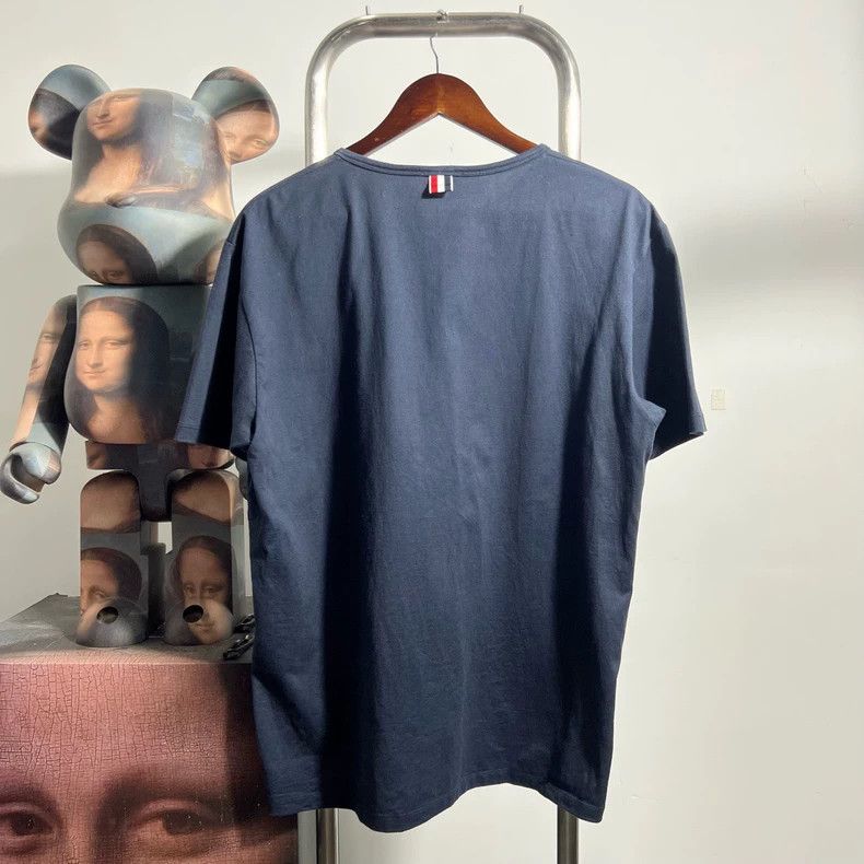 Thom Browne Thom Browne Trousled pocketed short sleeves Size US XXL / EU 58 / 5 - 2 Thumbnail