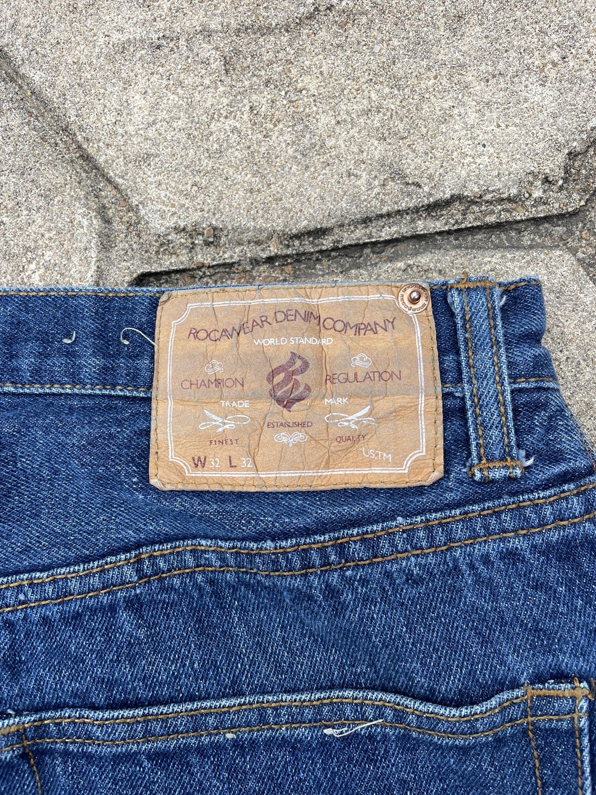 Rocawear Y2K Rocawear Basic Blue Straight Leg Denim Pants Size US 32 / EU 48 - 5 Thumbnail