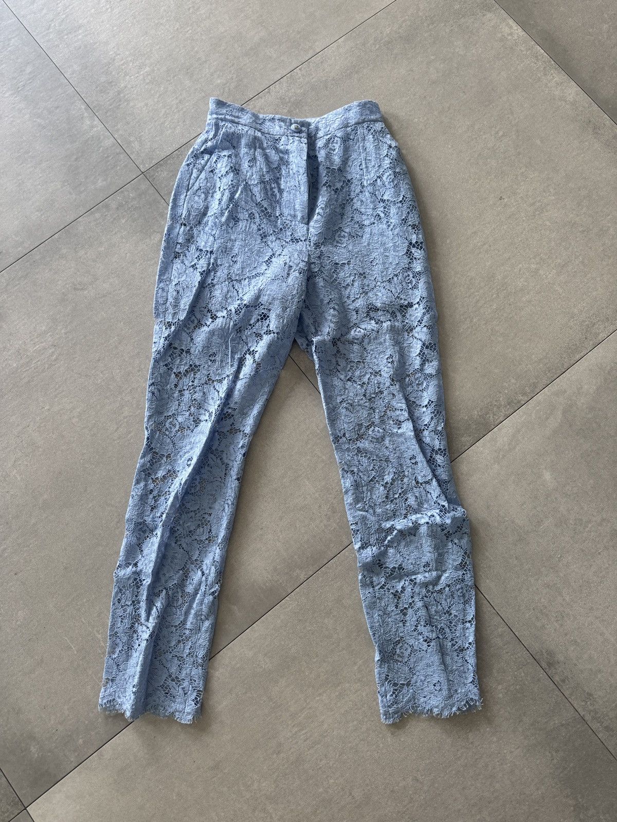 Dolce & Gabbana DOLCE & GABBANA LACE PANTS Size 25" / US 0 / IT 36 - 2 Thumbnail