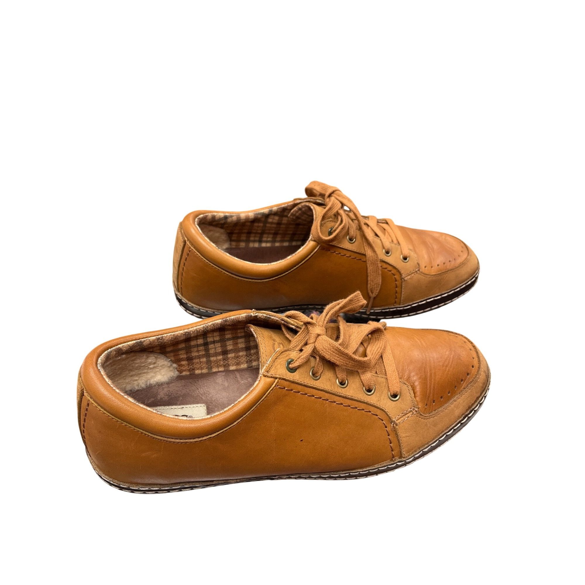 Ugg UGG Australia mens brown leather oxford sneaker hybrid shoes Size US 11 / EU 44 - 3 Thumbnail