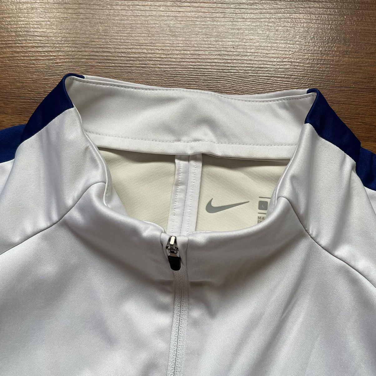 Chelsea Soccer CHELSEA NIKE 2017/2018 SOCCER SQUAD DRILL 1/4 ZIP TRACK TOP Size US L / EU 52-54 / 3 - 5 Thumbnail