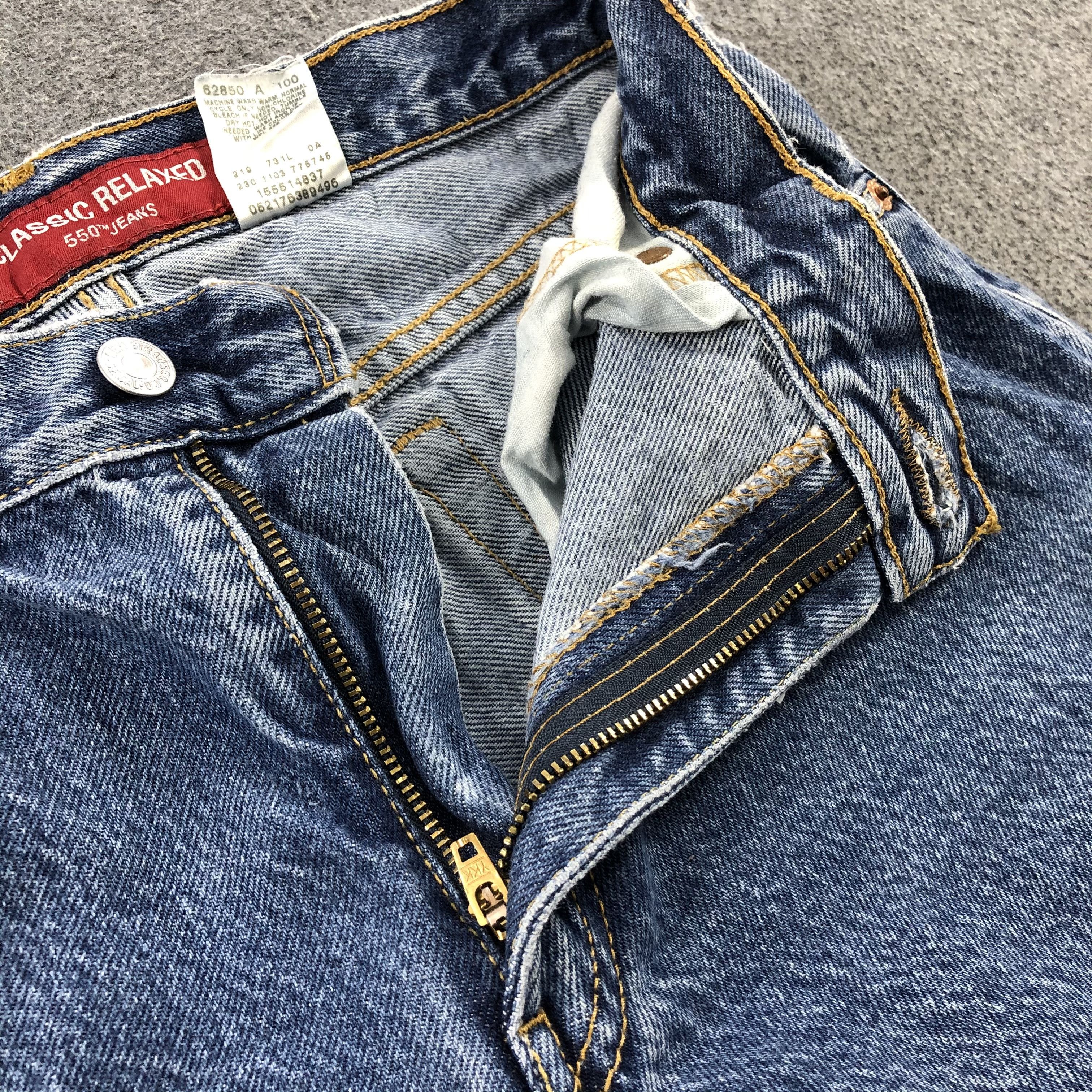 Levi's × Vintage 90s Vintage Blue Wash Levis 550 Jeans-JM1732 Size US 28 / EU 44 - 12 Thumbnail