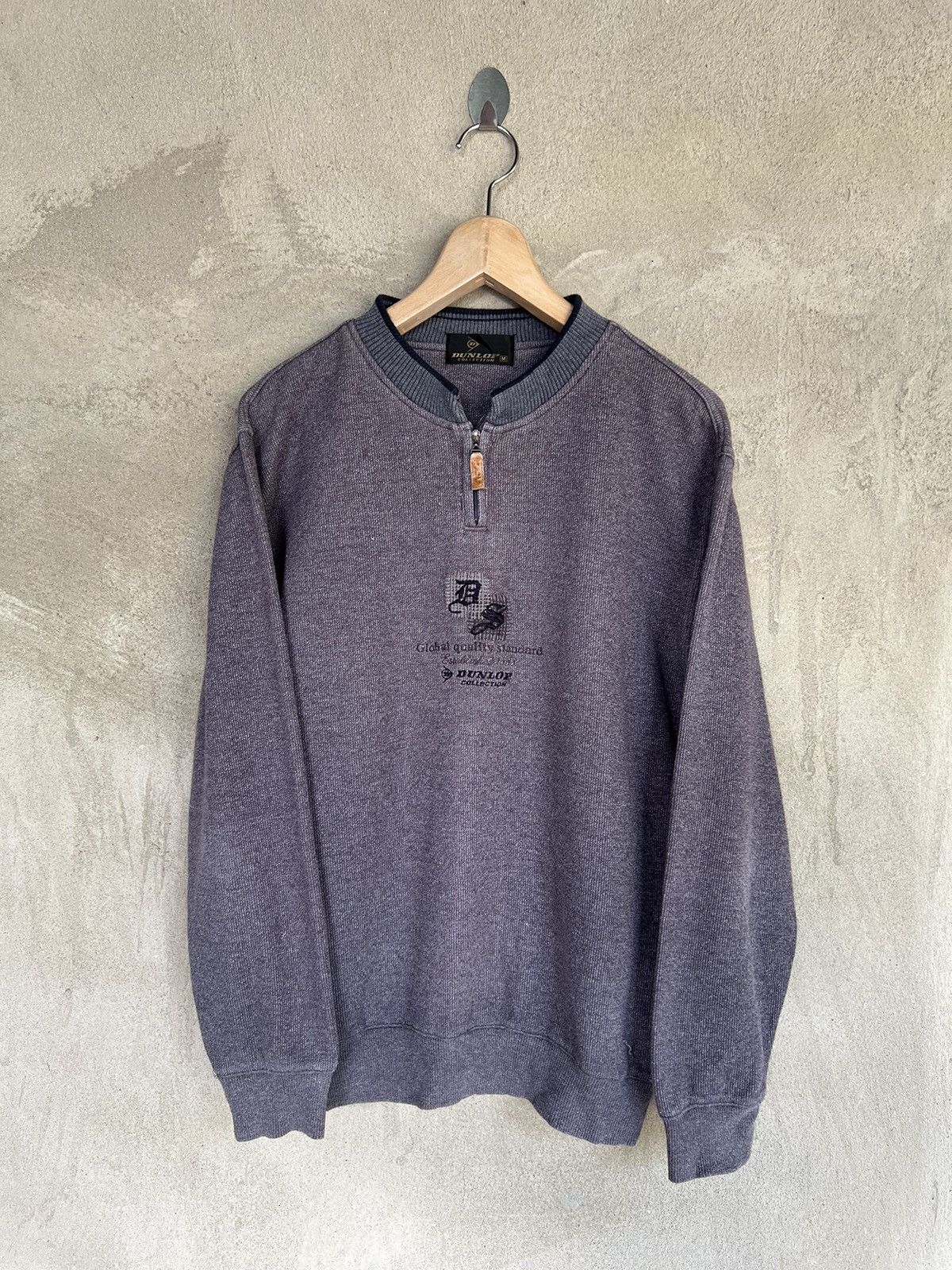 Dunlop × Vintage Vintage Dunlop Sweatshirt Size US M / EU 48-50 / 2 - 2 Thumbnail