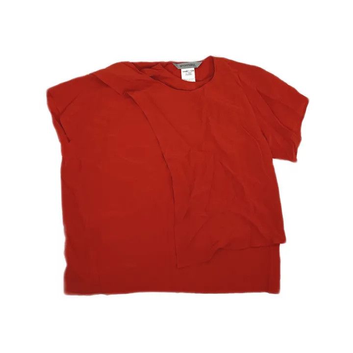 Max Mara Max Mara Casual Red T-Shirt for Women 0079 Size S / US 4 / IT 40 - 1 Thumbnail