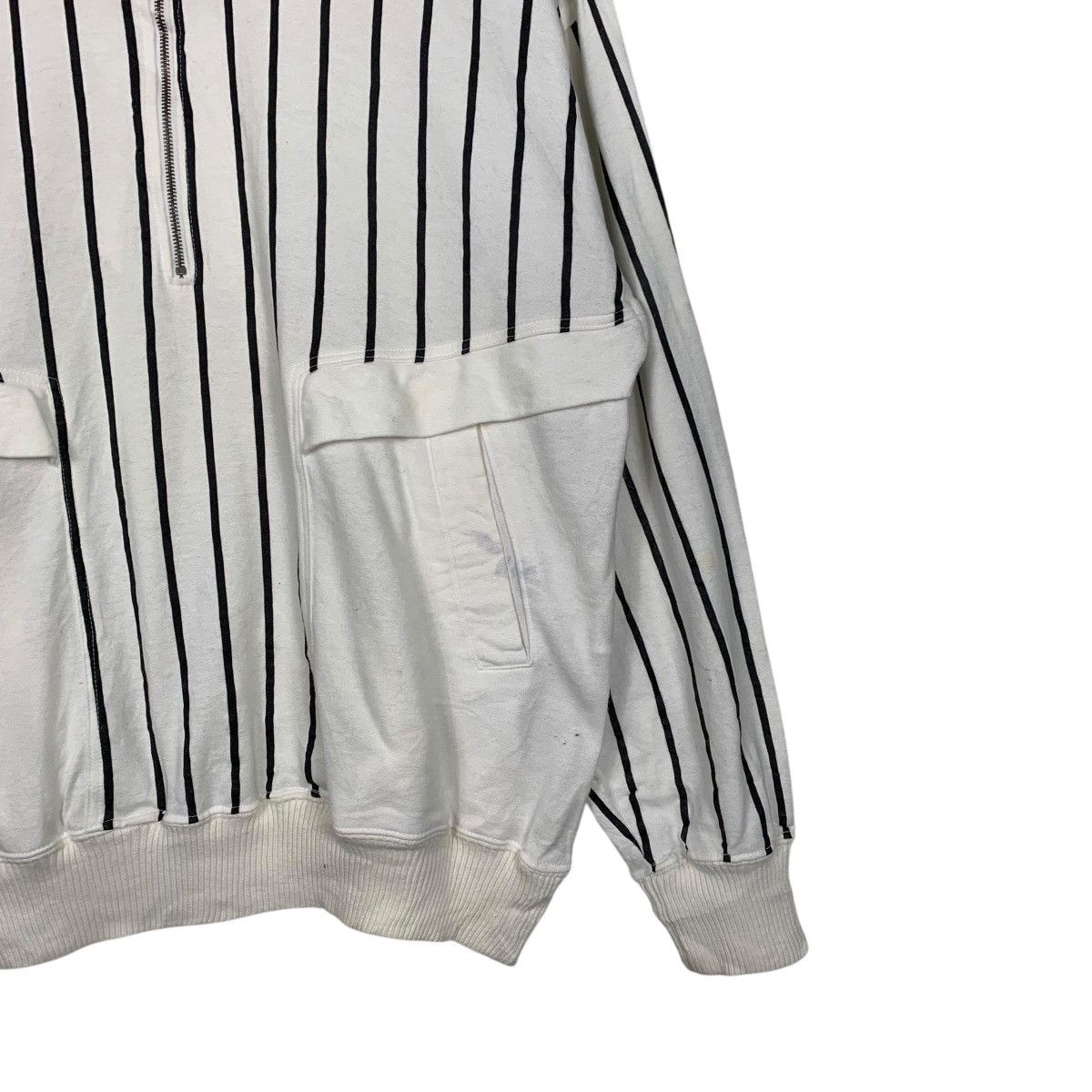 Japanese Brand Japanese Brand Black Pia Stripe Half Zipper Sweater Size US M / EU 48-50 / 2 - 4 Thumbnail