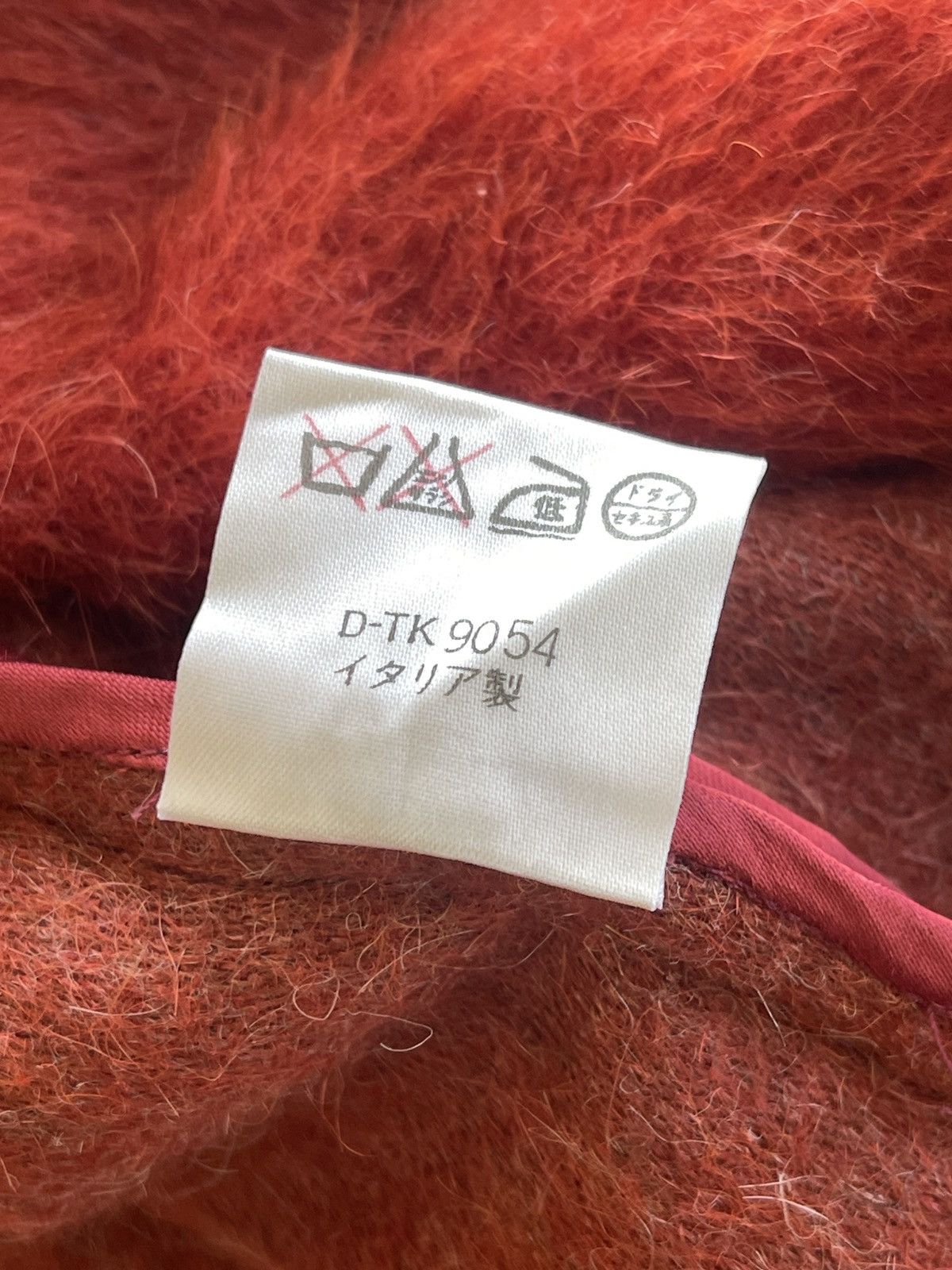 Japanese Brand Massimo Monteforte Fuzzy Mohair Button Less Coat Size M / US 6-8 / IT 42-44 - 16 Thumbnail