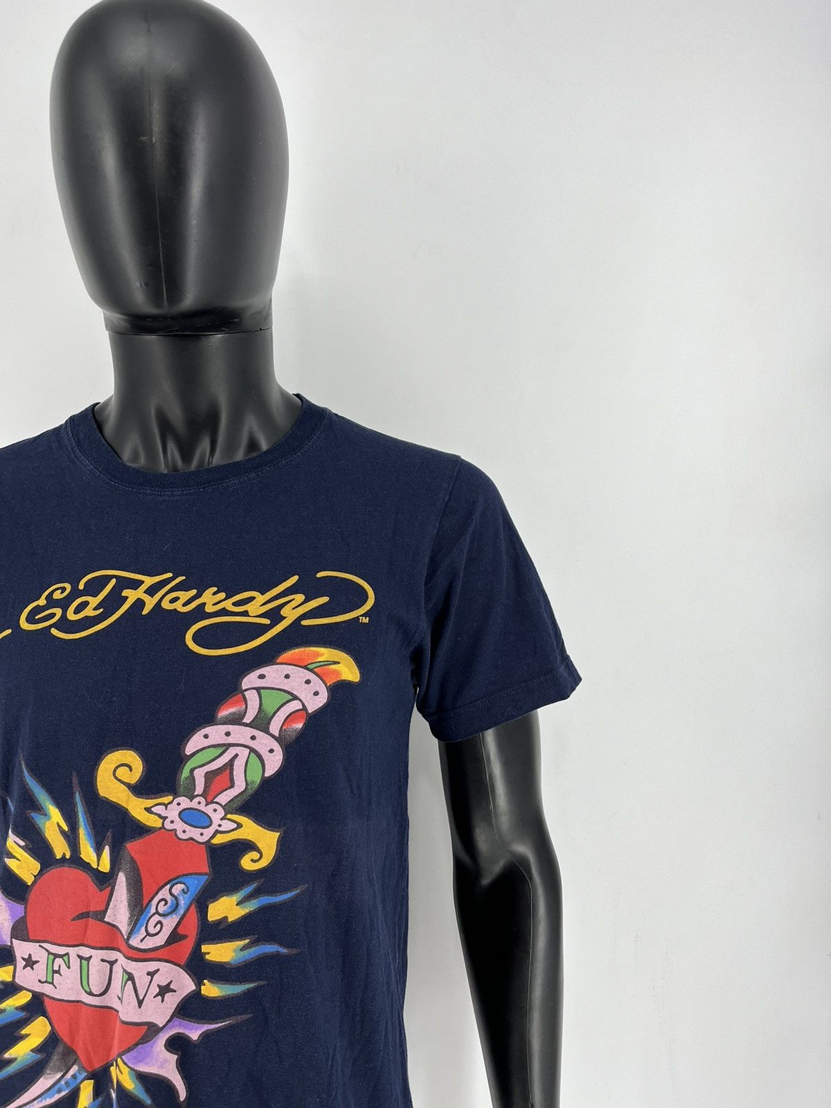 Affliction Vintage Ed Hardy By Christian Audigier Knife In The Heart Size US M / EU 48-50 / 2 - 7 Thumbnail