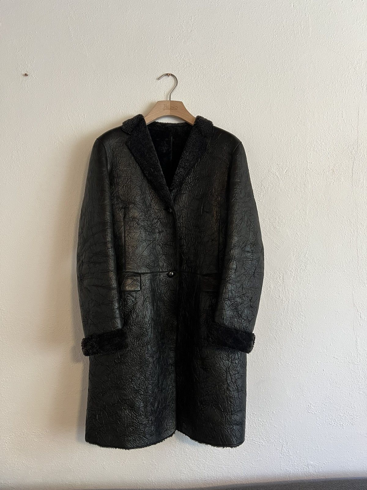 Jil Sander Jil Sander Vintage 80s Leather Archived Coat Rare Streetwear Size S / US 4 / IT 40 - 1 Thumbnail