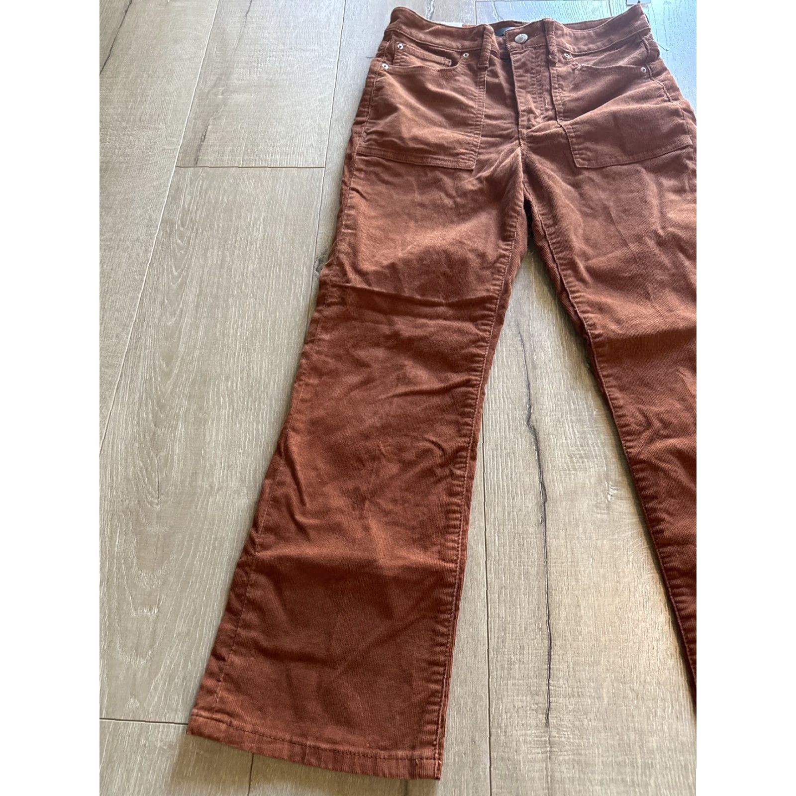 Vintage Joe's Jeans Callie High Rise Cropped Bootcut Jeans Size 26 Brown Orange Women's Size 26" / US 2 / IT 38 - 2 Thumbnail