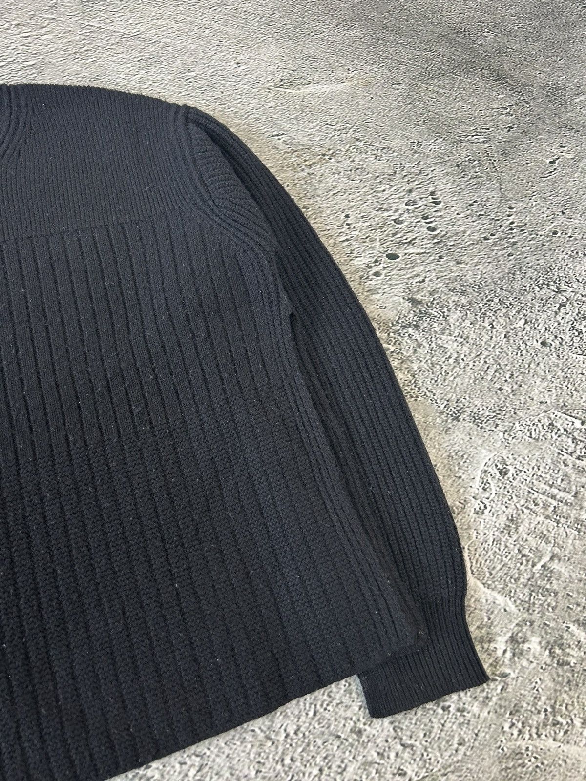 Helmut Lang Helmut Lang Sweater Black boxy knit wool yak cashmere Size US M / EU 48-50 / 2 - 5 Thumbnail