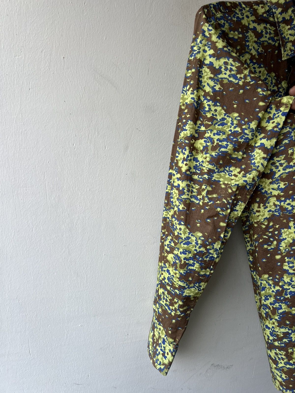 A.P.C. Vintage A.P.C. Made in France Camouflage Long Sleeve Shirt Size US M / EU 48-50 / 2 - 10 Thumbnail