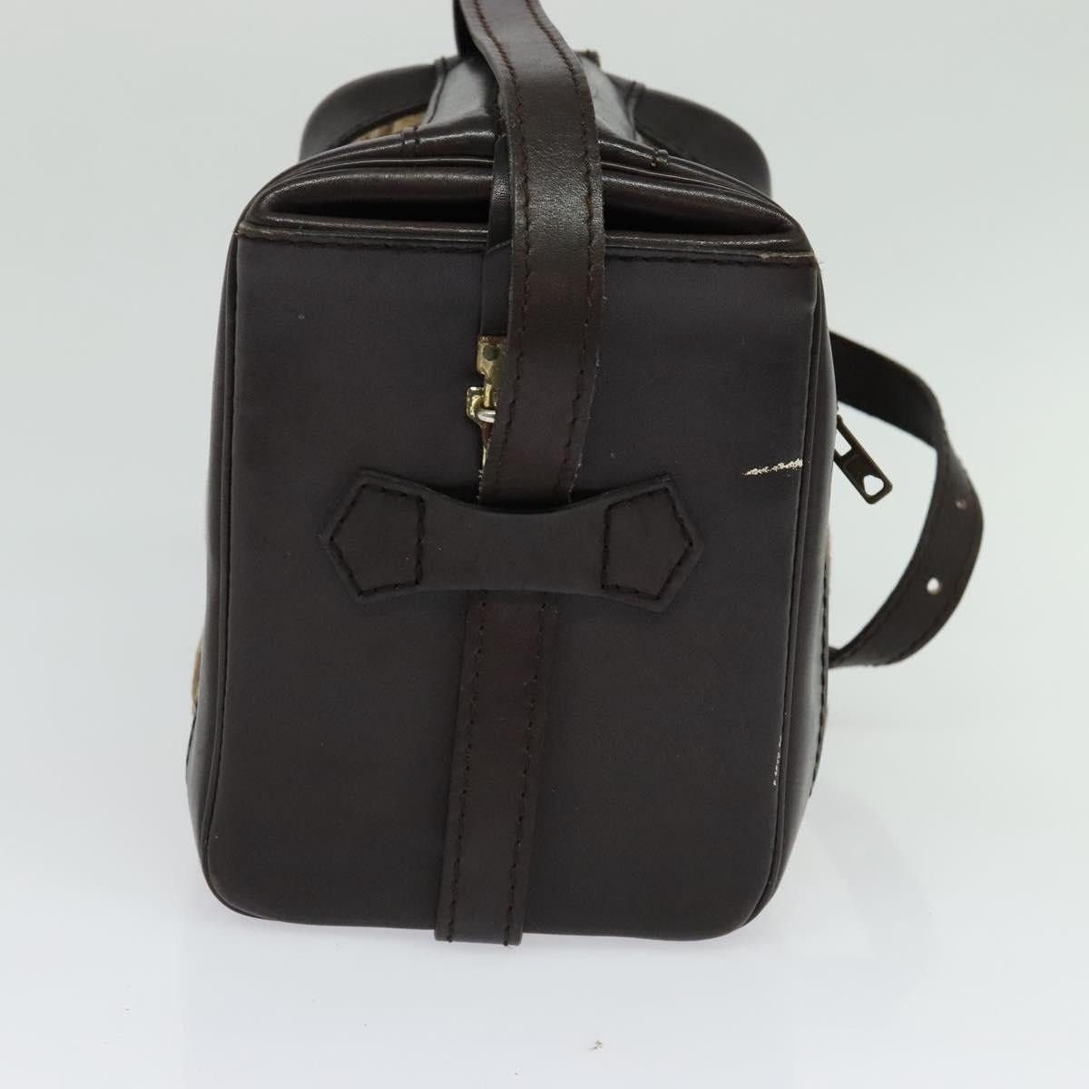 Dior DIOR Trotter Canvas Shoulder Bag Brown Gold Size ONE SIZE - 4 Thumbnail