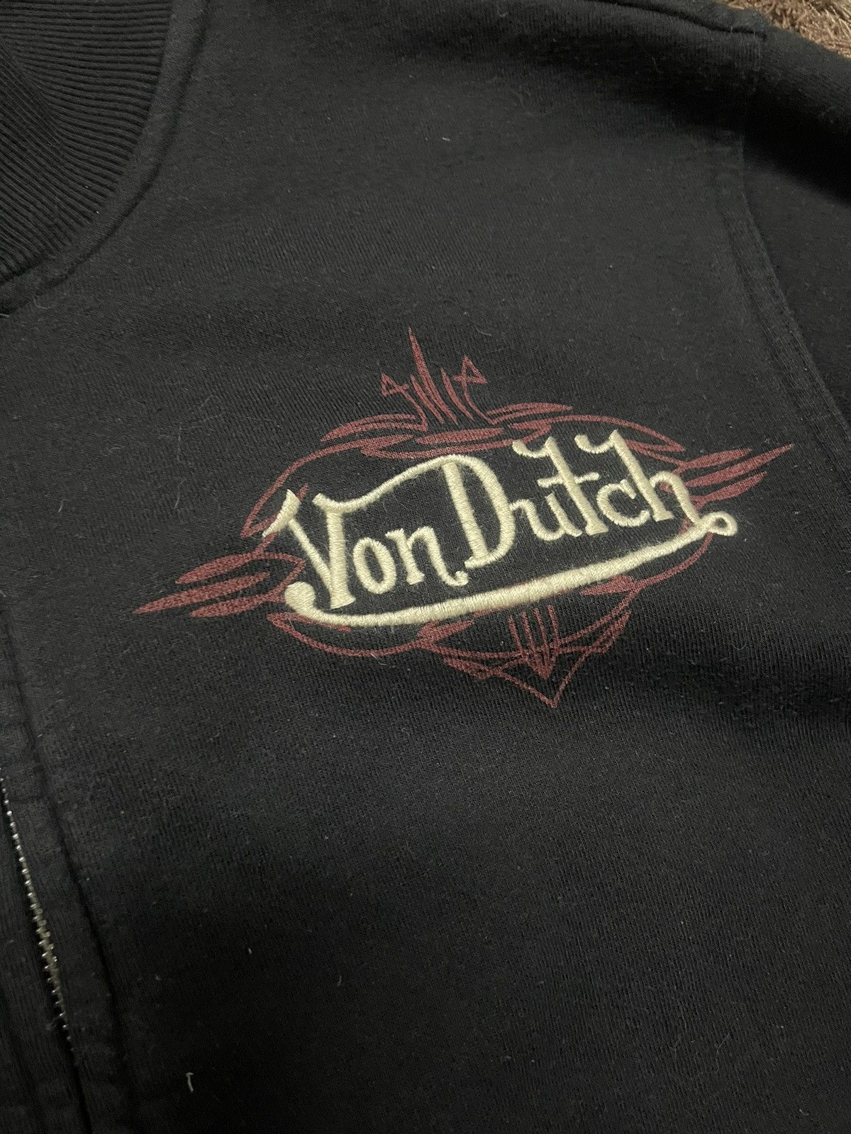 Von Dutch VINTAGE VON DUTCH EMBROIDERED ZIPPER UP VERY RARE Size US XL / EU 56 / 4 - 7 Thumbnail