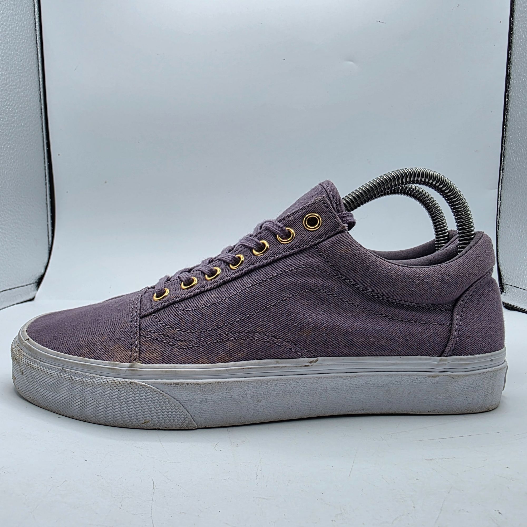 Vans Vans Old Skool Womens 8.5 Purple Gold Casual Sneakers Skate Size US 8.5 / IT 38.5 - 13 Thumbnail