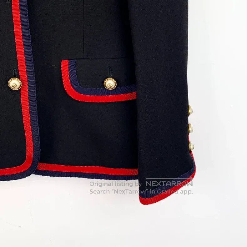 Gucci Gucci Colour block multi-pocket mulberry silk round neck s Size M / US 6-8 / IT 42-44 - 4 Thumbnail