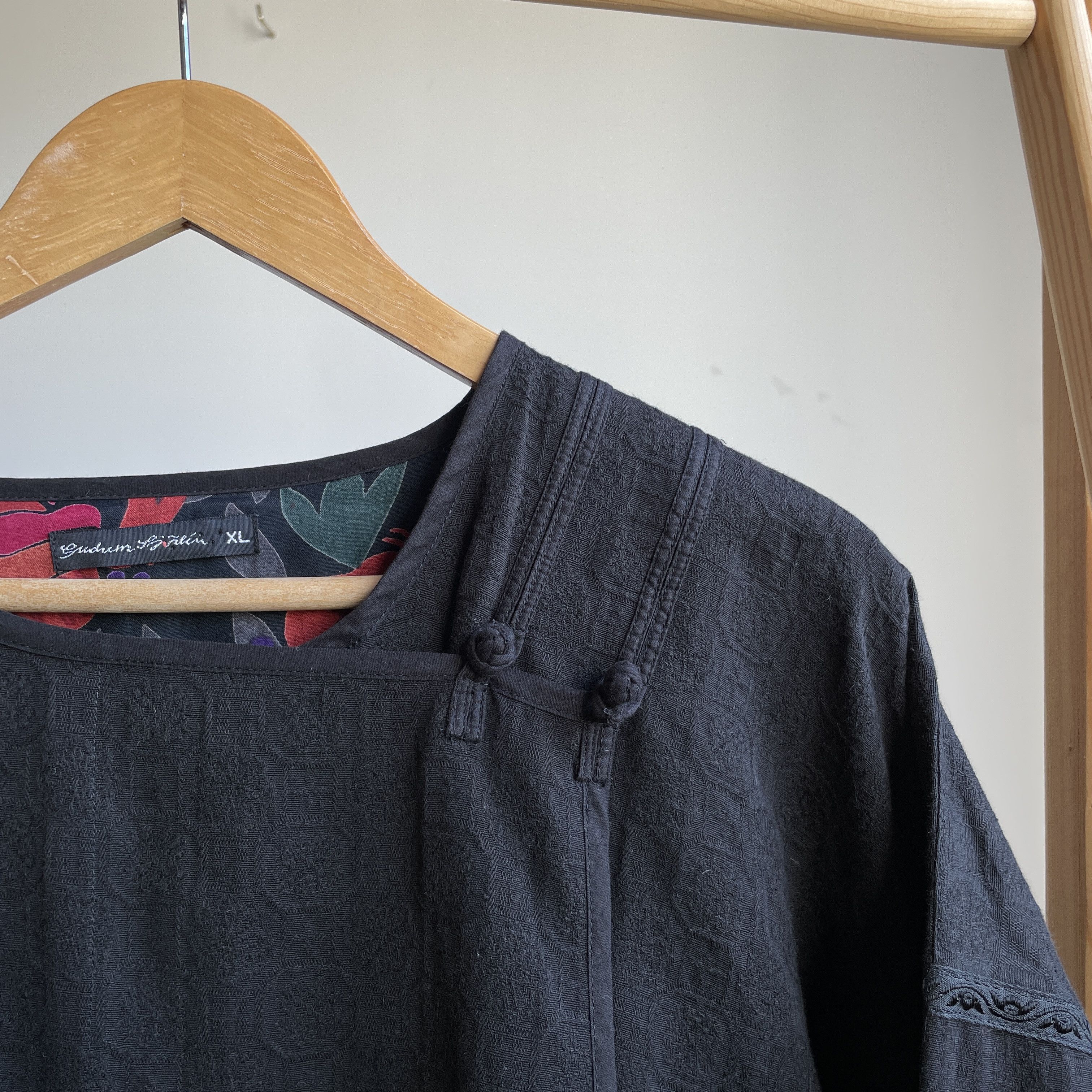 Gudrun Sjoden Gudrun Sjoden Womens Cotton Blend Kimono Jacket Size XL / US 12-14 / IT 48-50 - 4 Thumbnail