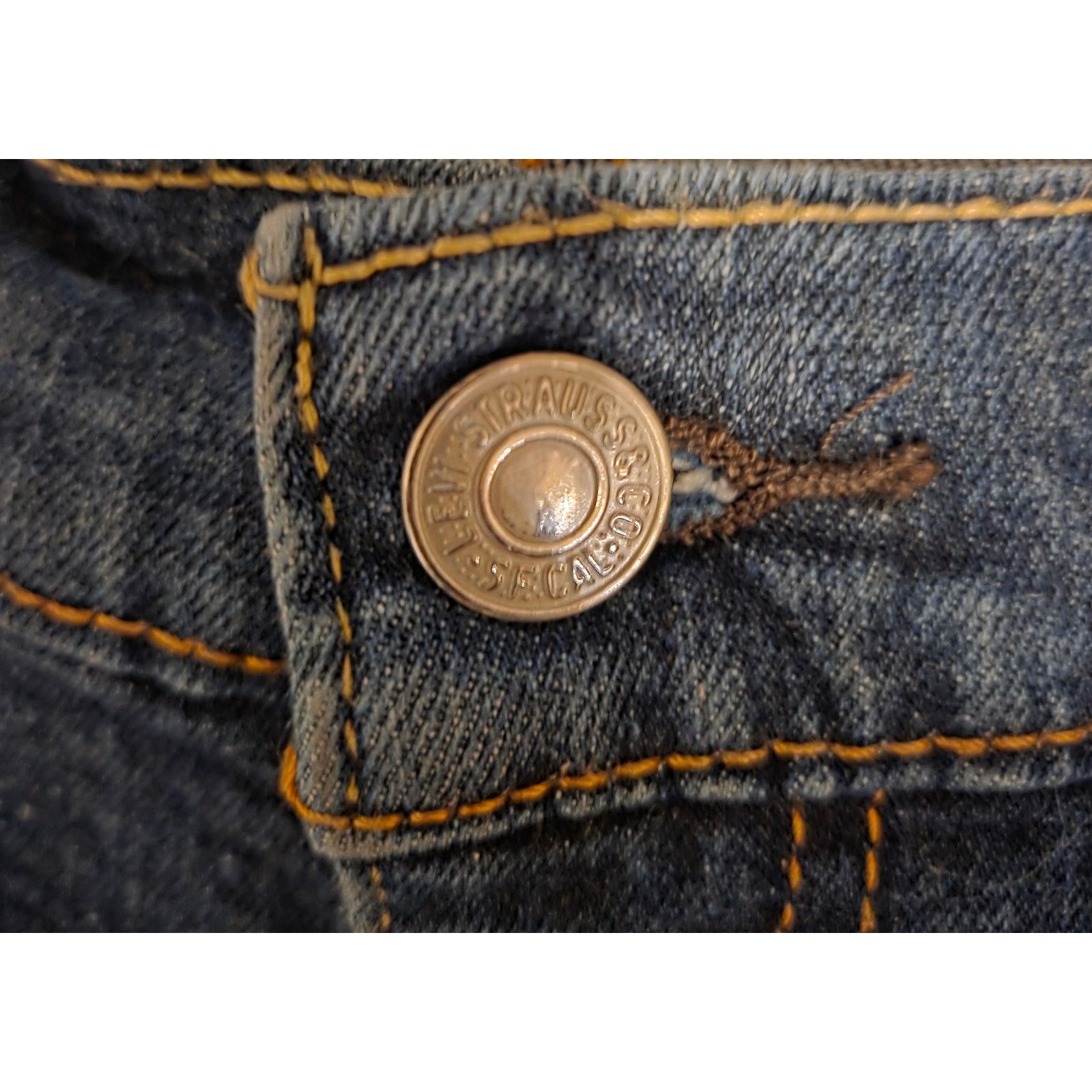 Levi's Levi's 514 Denim Jeans - Men's 38x32 - Classic Blue Size US 38 / EU 54 - 6 Thumbnail