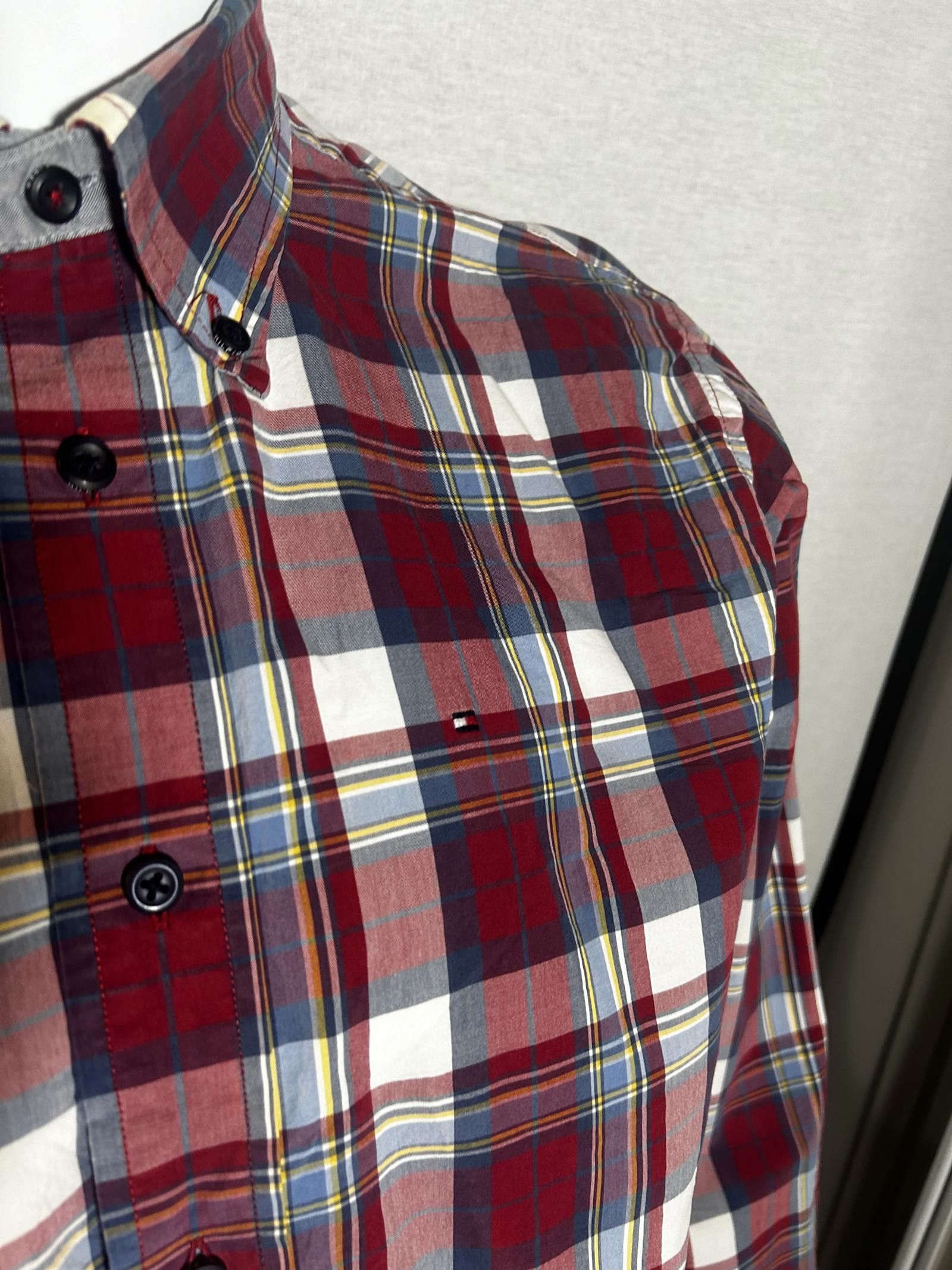 Tommy Hilfiger Tommy Hilfiger Men's Heritage Poplin Check Shirt - Size M Size US M / EU 48-50 / 2 - 3 Thumbnail