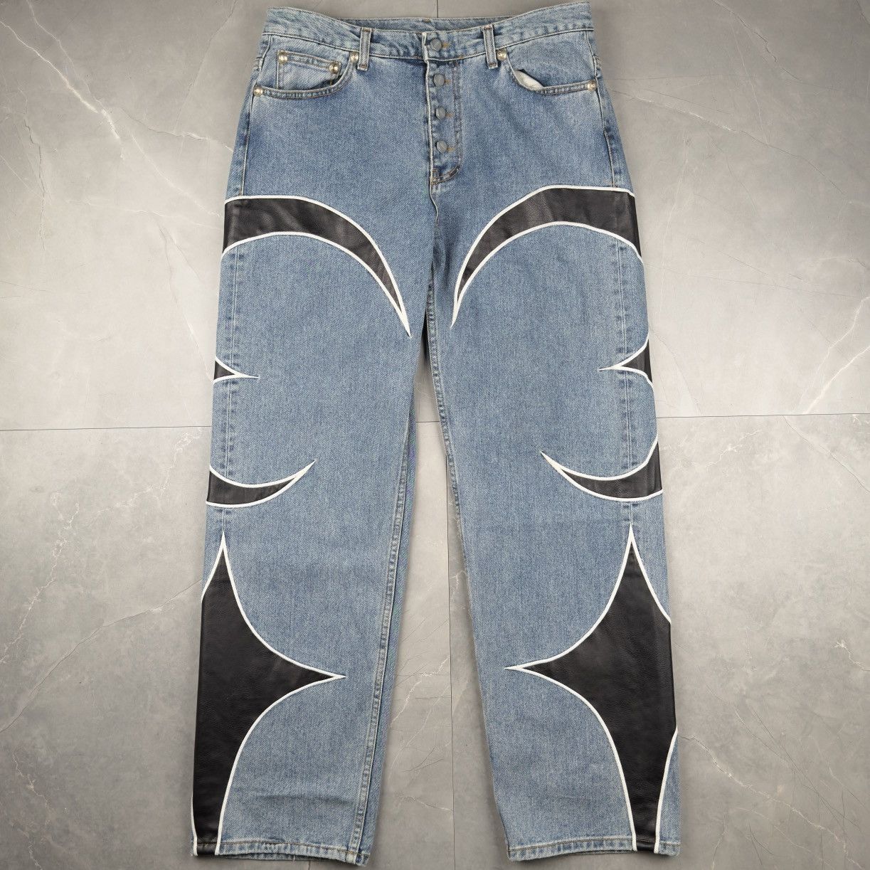 THUG CLUB Tribal Denim Pants /