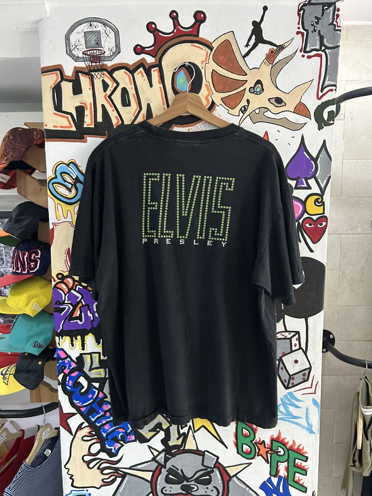 Vintage 90s Thai Elvis boot Tee Size US XL / EU 56 / 4 - 2 Thumbnail