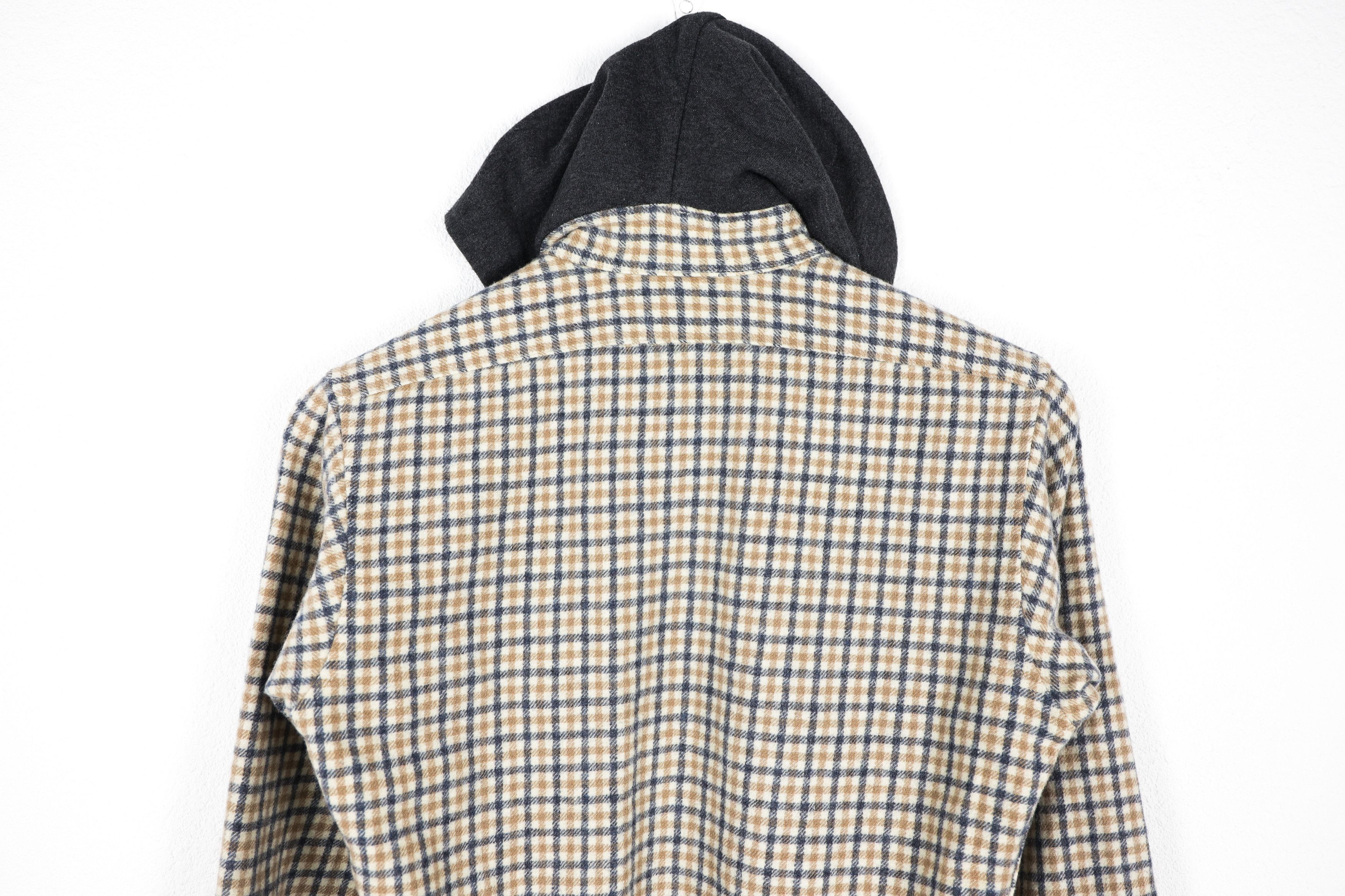 Pendleton Womens Pendleton Rework Wool Flannel Shirt Hoodie USA Size XS / US 0-2 / IT 36-38 - 8 Thumbnail