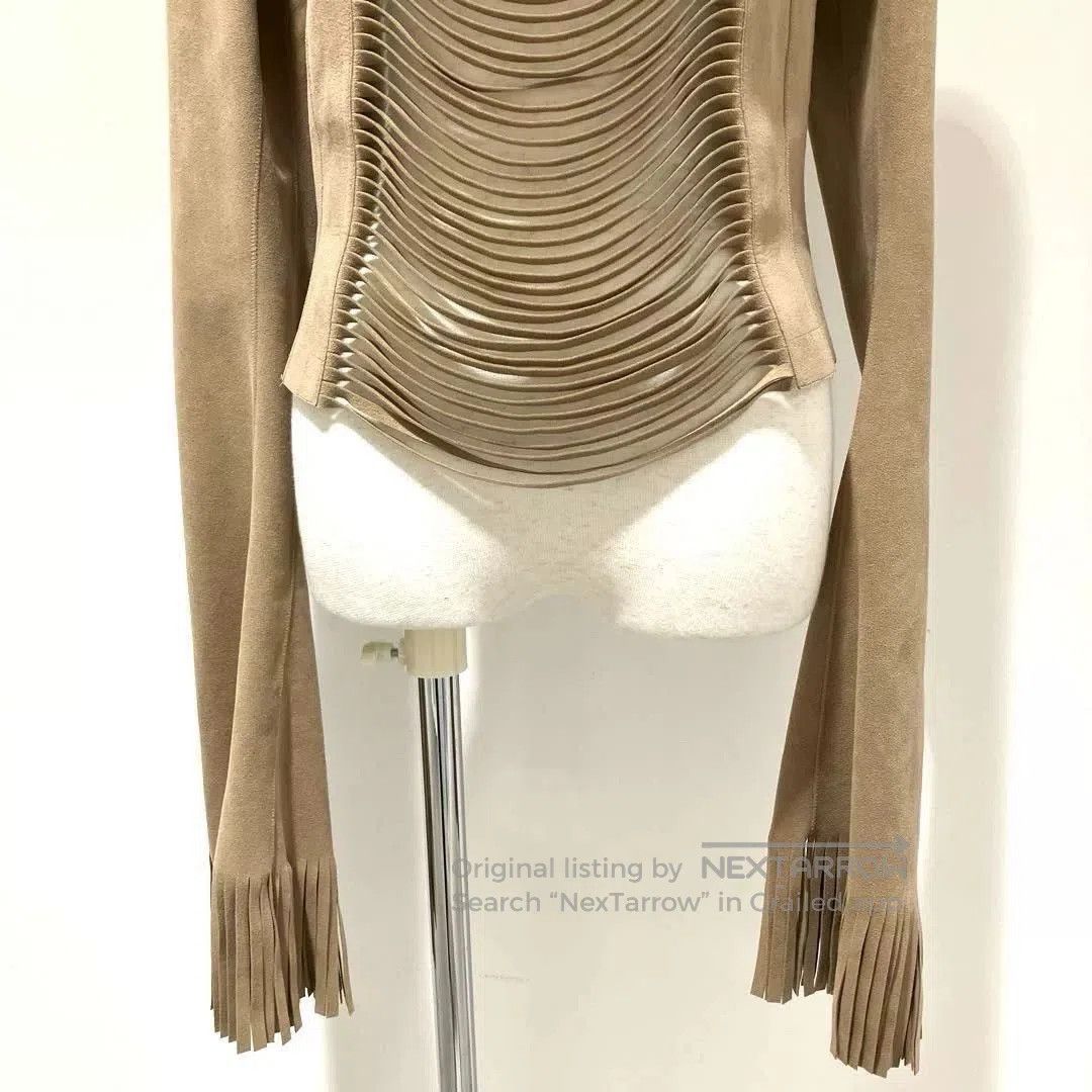 Junya Watanabe junya watanabe suede long sleeve top. Size US S / EU 44-46 / 1 - 3 Thumbnail