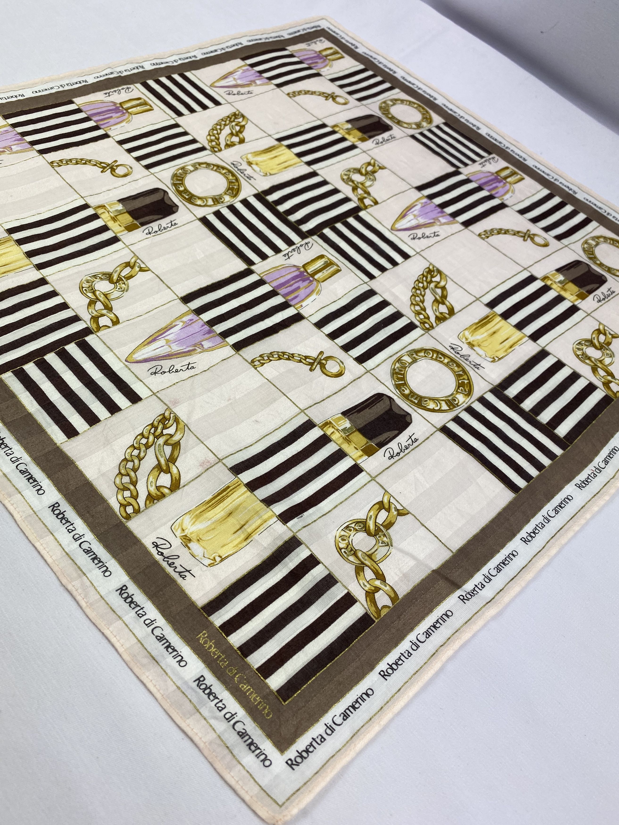 Roberta di Camerino × Vintage Roberta Di Camerino Handkerchief / Bandana / Neckerchief Size ONE SIZE - 4 Thumbnail