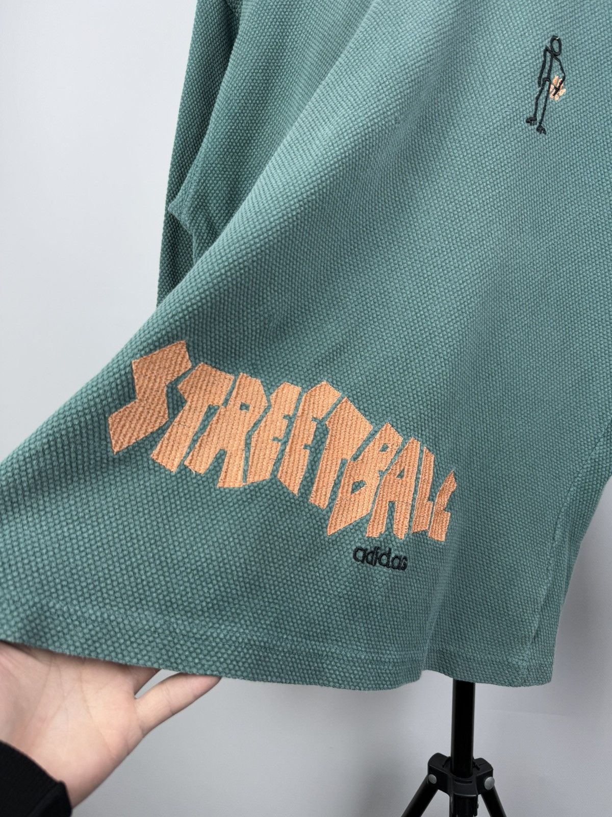 Adidas × Vintage 🦑 RARE VINTAGE 80’S ADIDAS STREETBALL KNIT RETRO CREWNECK Size US M / EU 48-50 / 2 - 3 Thumbnail