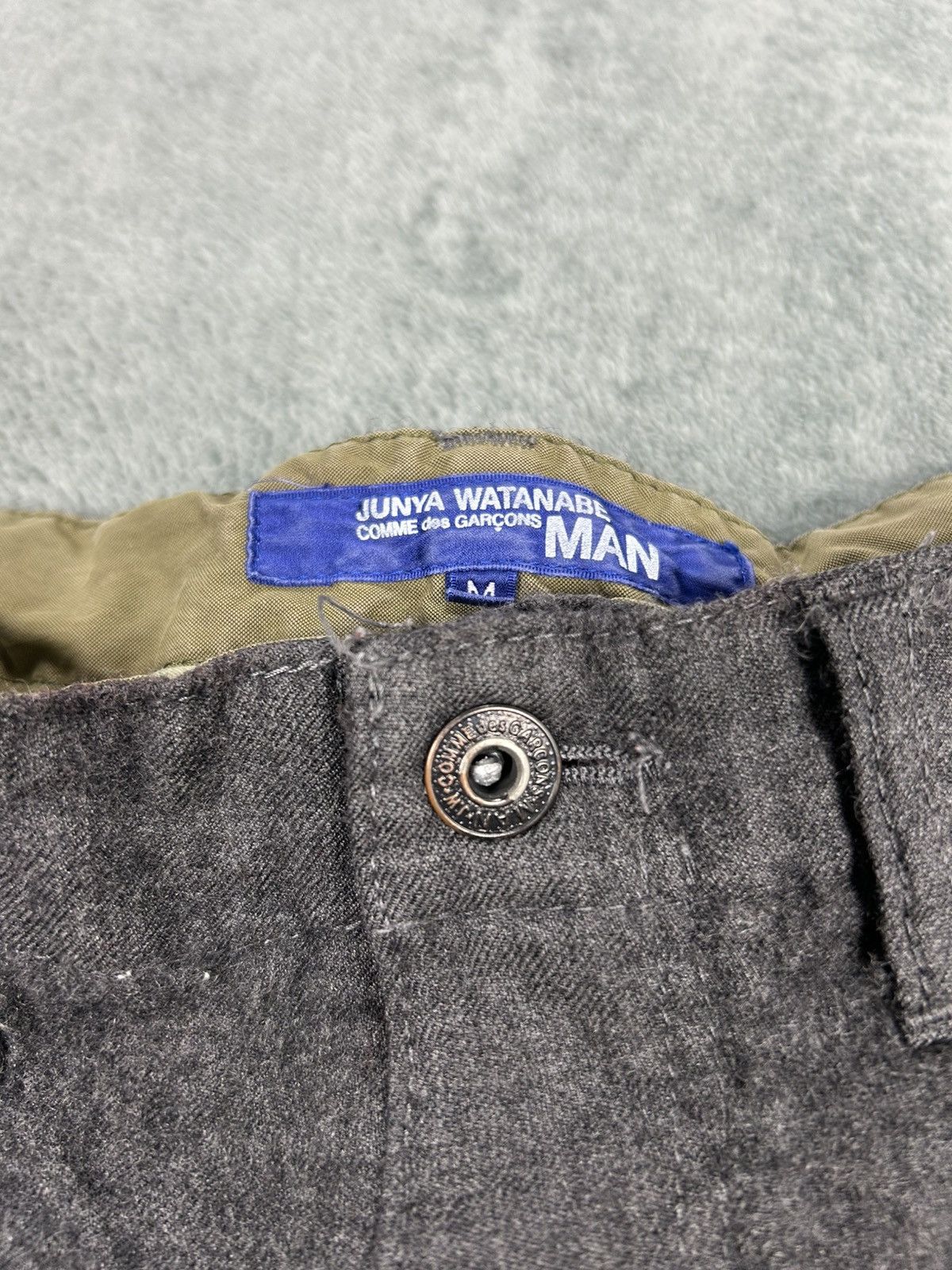 Junya Watanabe Comme des Garcons x Junya Watanabe Wool Buckle Pants S0208 Size US 31 - 6 Thumbnail
