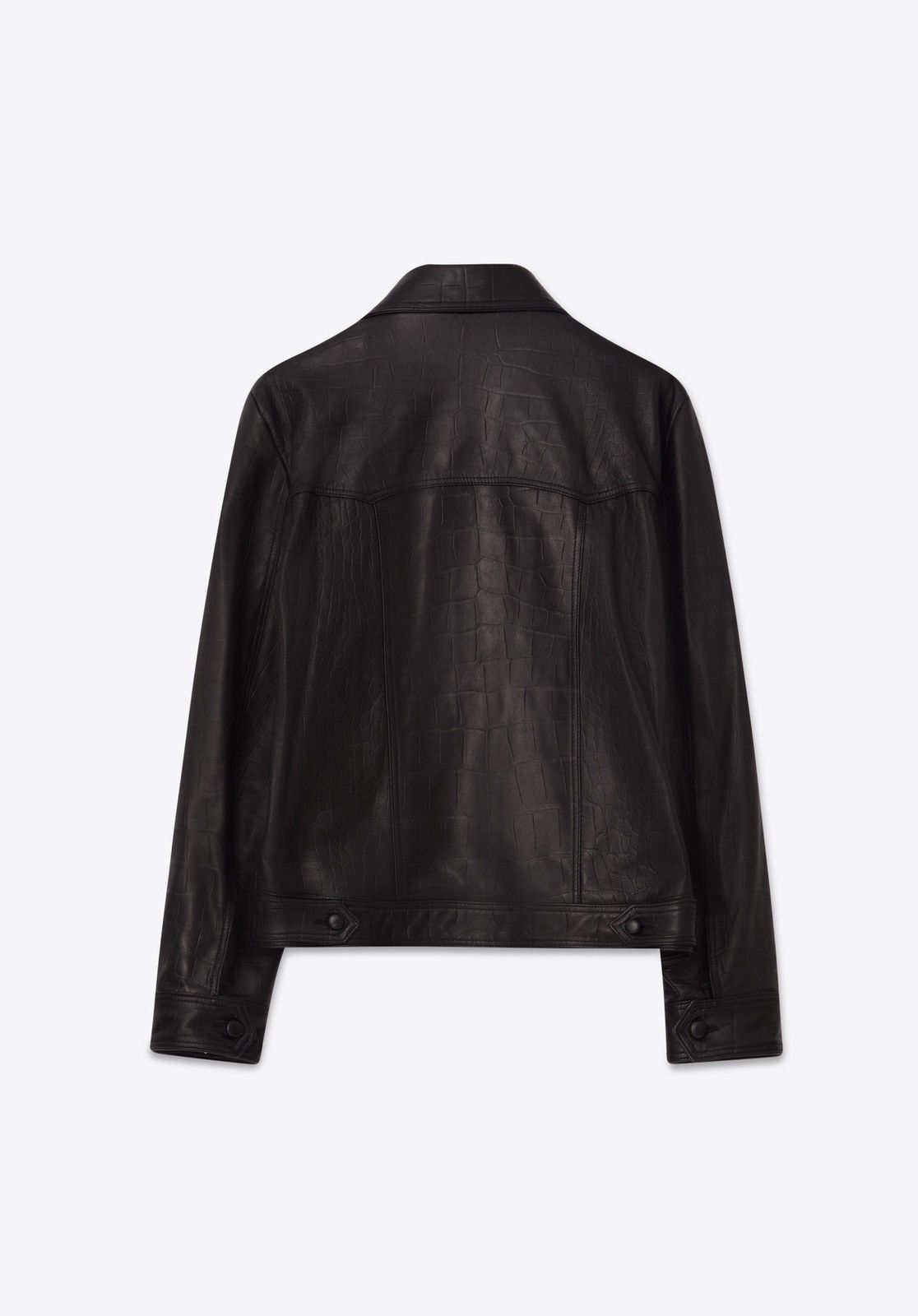 Blk Dnm Leather Jacket 71 Black Croco. Size EU 48 USA 38 Size US M / EU 48-50 / 2 - 11 Thumbnail
