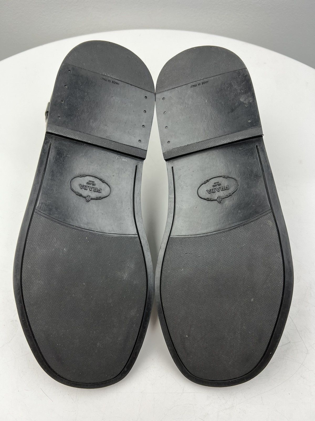 Prada PRADA MILANO Sandals Leather Shoes Straps Logo Black Men’s Size US 9 / EU 42 - 14 Thumbnail