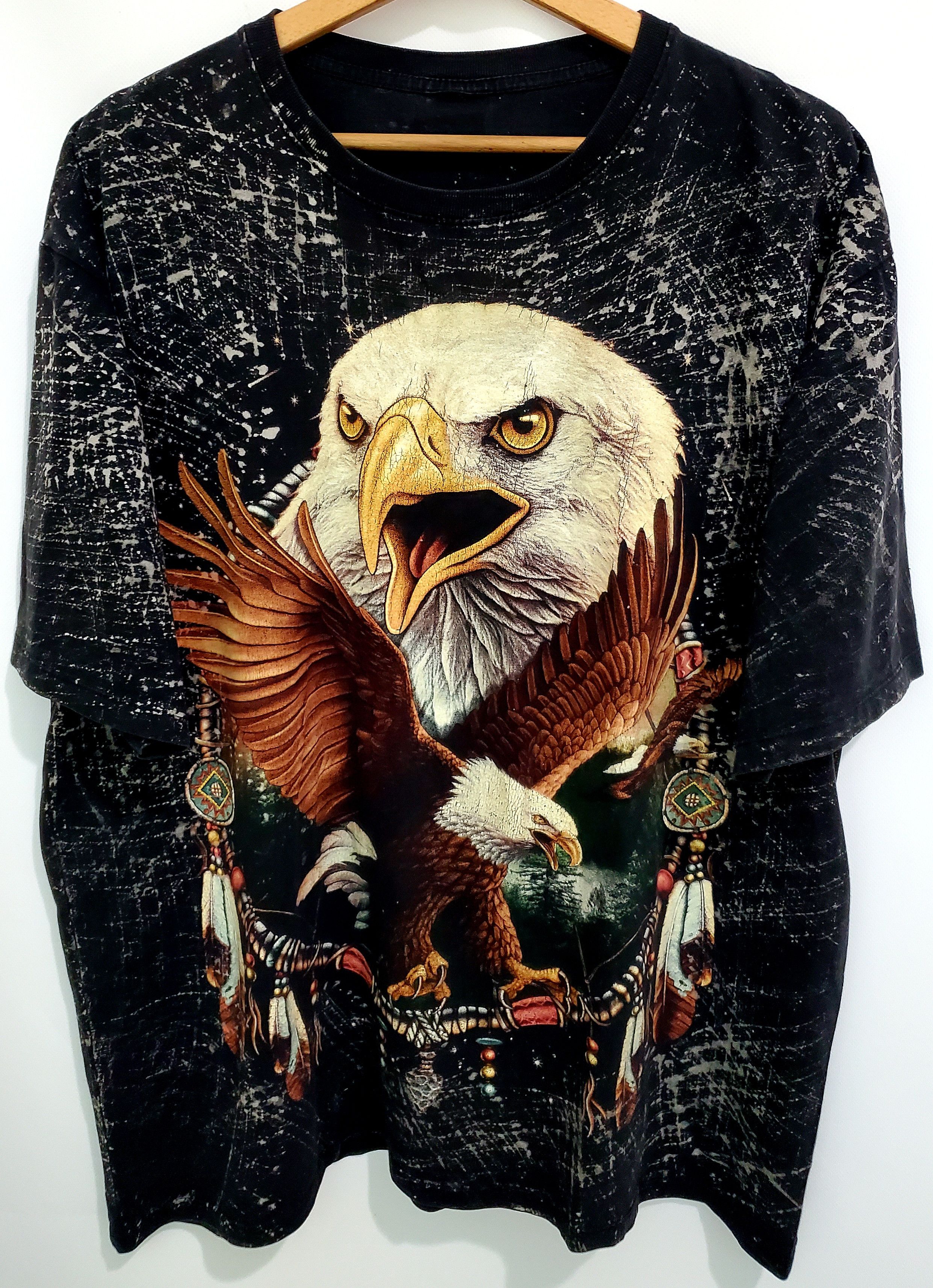 Vintage Vintage 90 American Eagle Rock Tshirt size Xl Size US XL / EU 56 / 4 - 1 Thumbnail