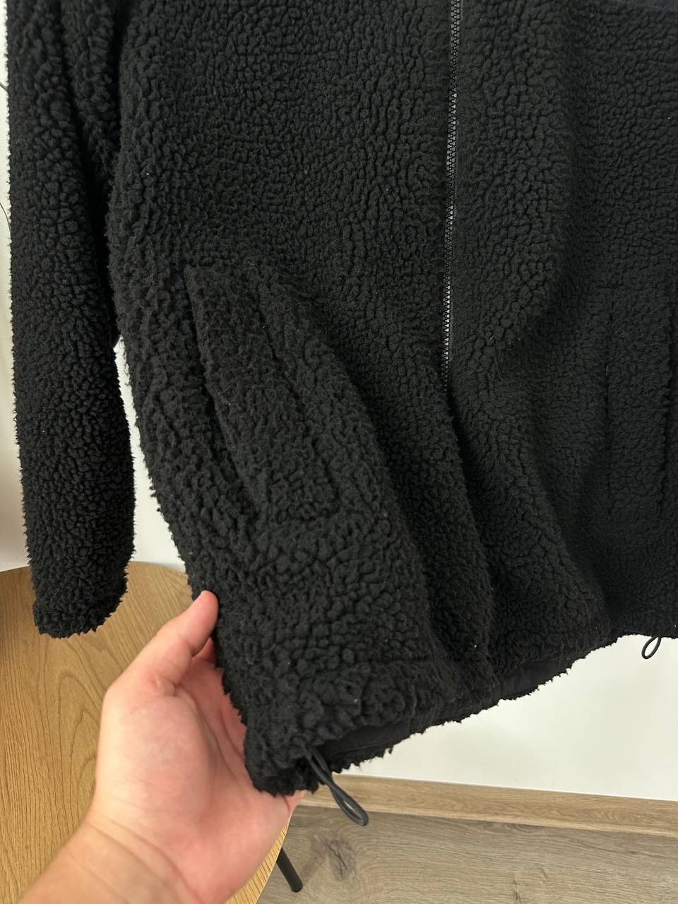 Japanese Brand × Vintage Vintage Teddy Black Fleece Faux Fur Stussy Style Jacket Size US M / EU 48-50 / 2 - 8 Thumbnail