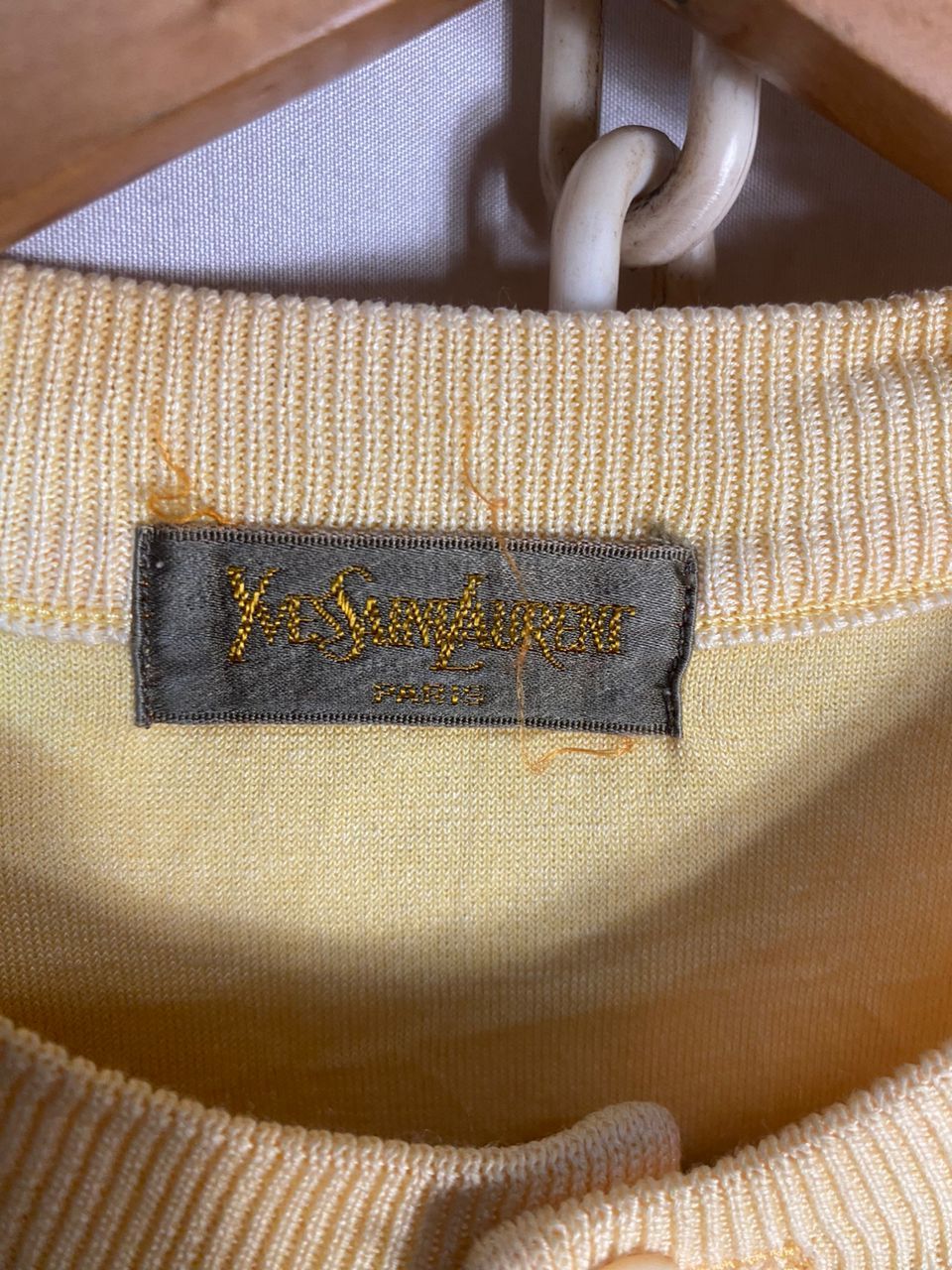 Vintage × Yves Saint Laurent Ysl spellout tshirt Size US M / EU 48-50 / 2 - 6 Thumbnail