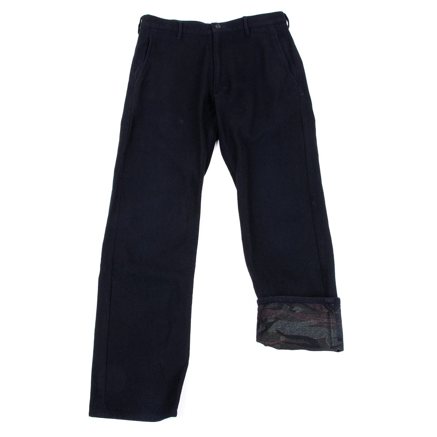 Comme des Garcons Homme Plus Camouflage Wool Nylon Pants in Navy, Size S Size US 30 / EU 46 - 1 Thumbnail