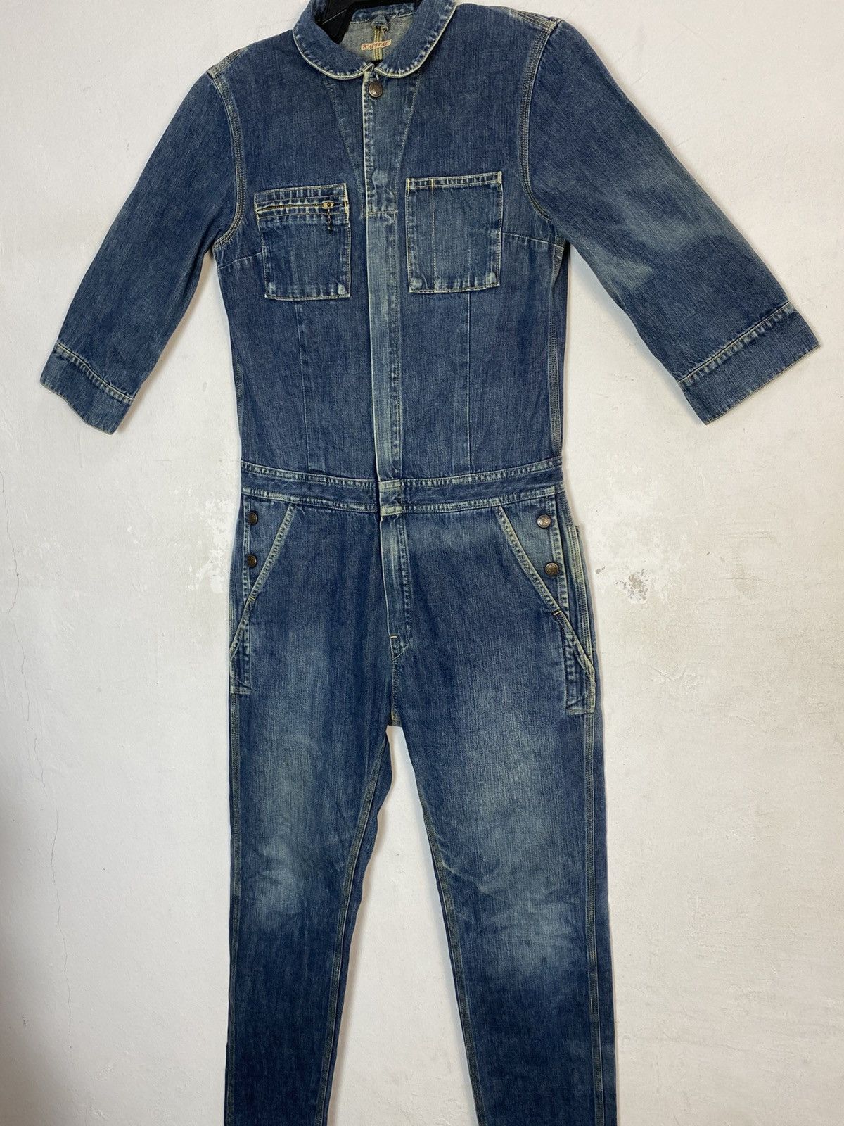 Kapital Kapital All In One Indigo Denim Overall Workwear Size US 32 / EU 48 - 4 Thumbnail