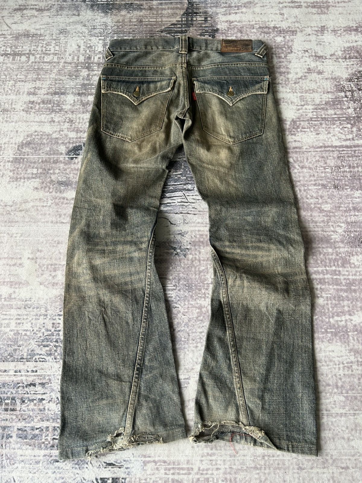 Tornado Mart Tornado Mart Super Flared Jeans Size US 31 - 2 Thumbnail