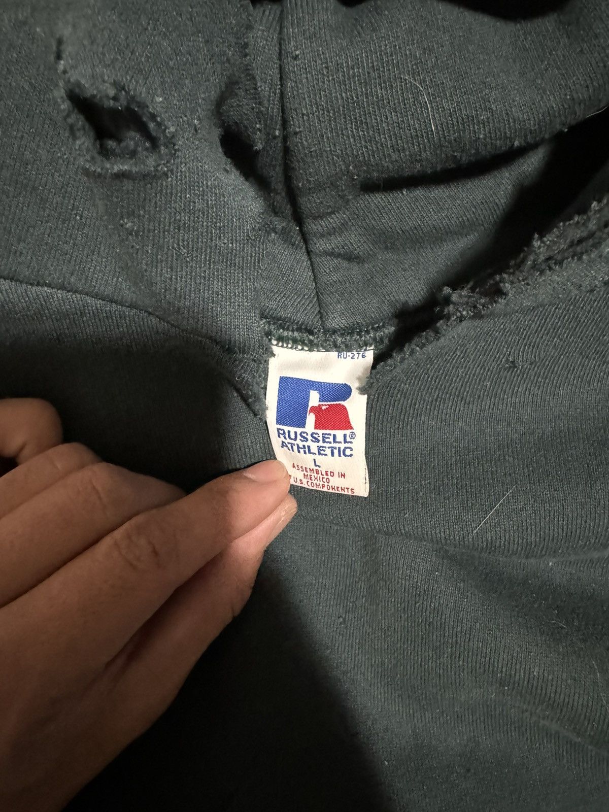 Russell Athletic vintage russel hoodie Size US L / EU 52-54 / 3 - 3 Thumbnail
