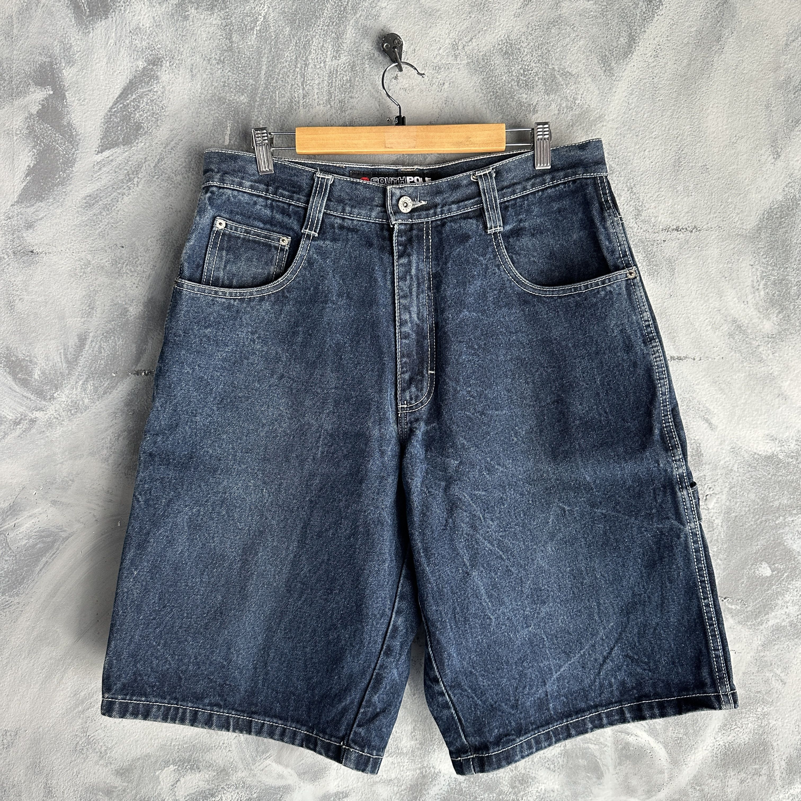 Southpole Vtg Y2k Southpole Shorts Carpenter Baggy Hip Hop Embroidered Size US 36 / EU 52 - 6 Thumbnail