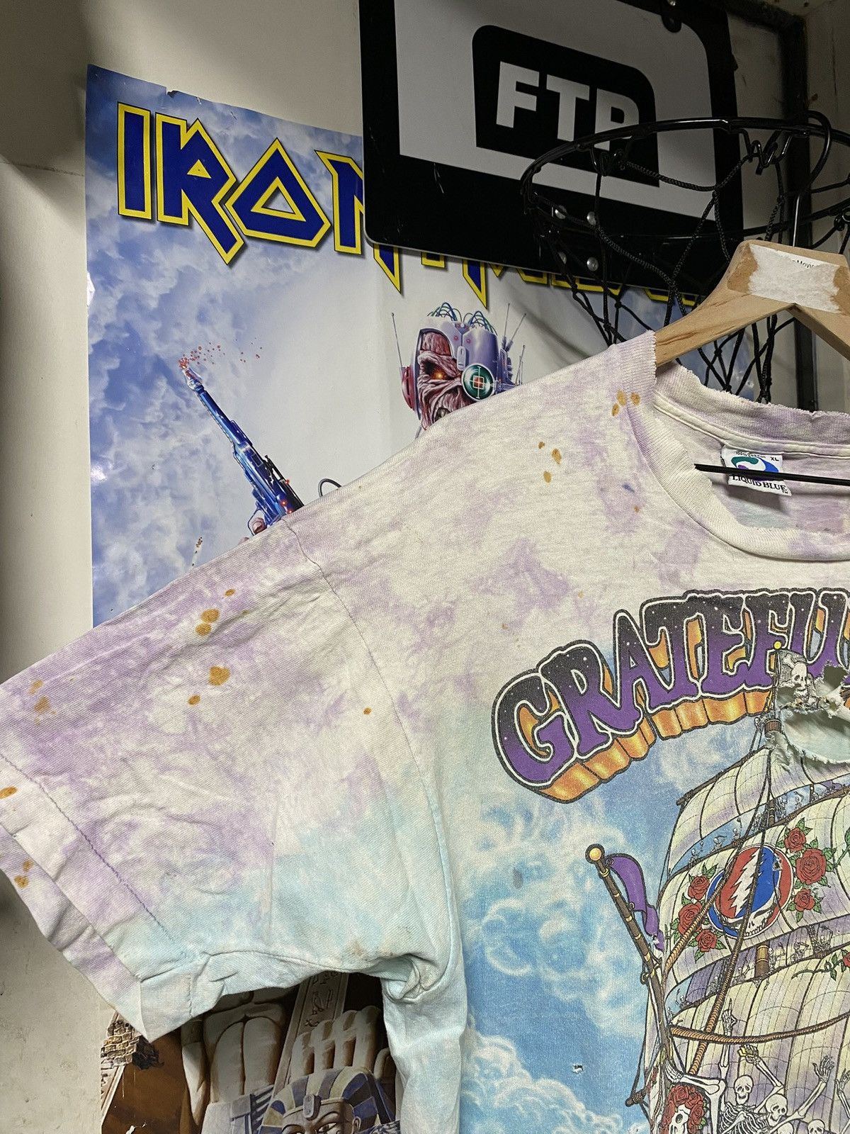 Vintage Vintage 90’s Grateful Dead Tiedye Band T-Shirt Size Large Size US L / EU 52-54 / 3 - 10 Thumbnail