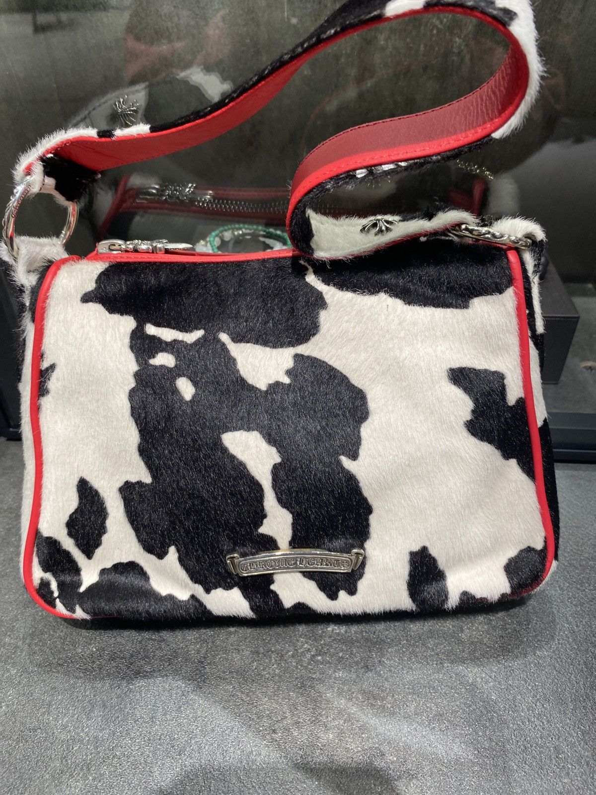 Chrome Hearts Chrome Hearts Pony Hair Cow Stripe Chicken Nugget Bag Size ONE SIZE - 9 Thumbnail