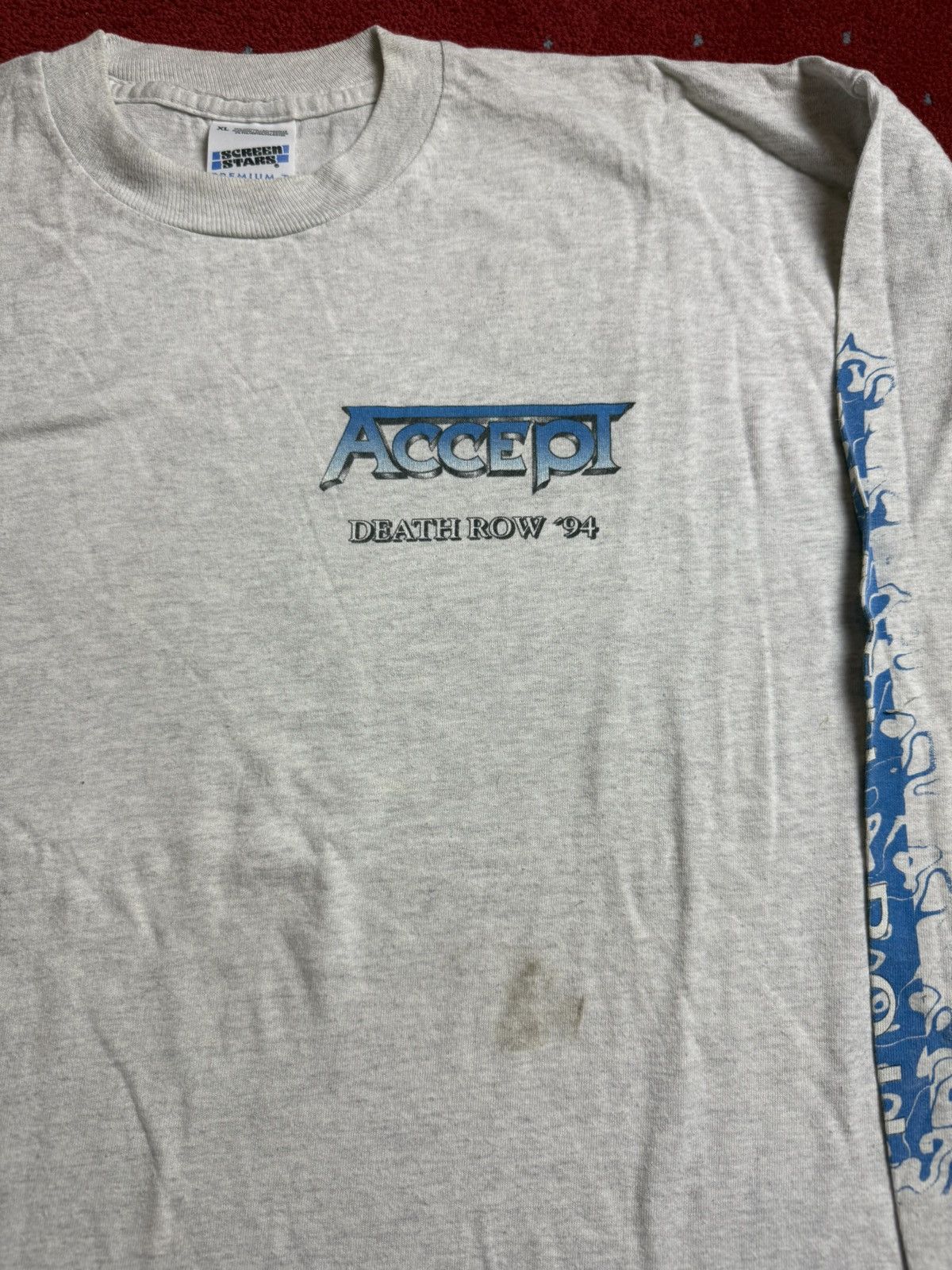 Vintage Vintage Accept Death Row 94 longsleeve Size US XL / EU 56 / 4 - 2 Thumbnail