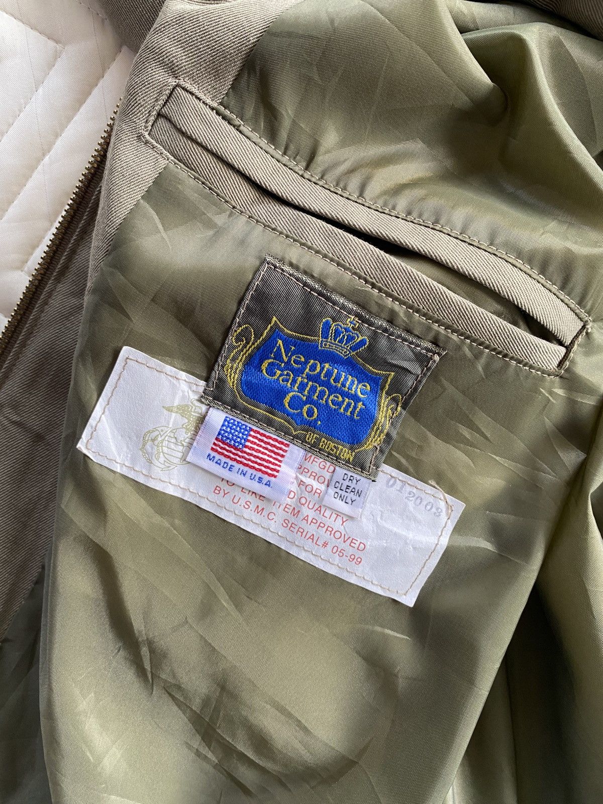 Vintage 🪖 Vintage US Military Neptune Garment Co. Tanker Jacket Size US XL / EU 56 / 4 - 9 Thumbnail