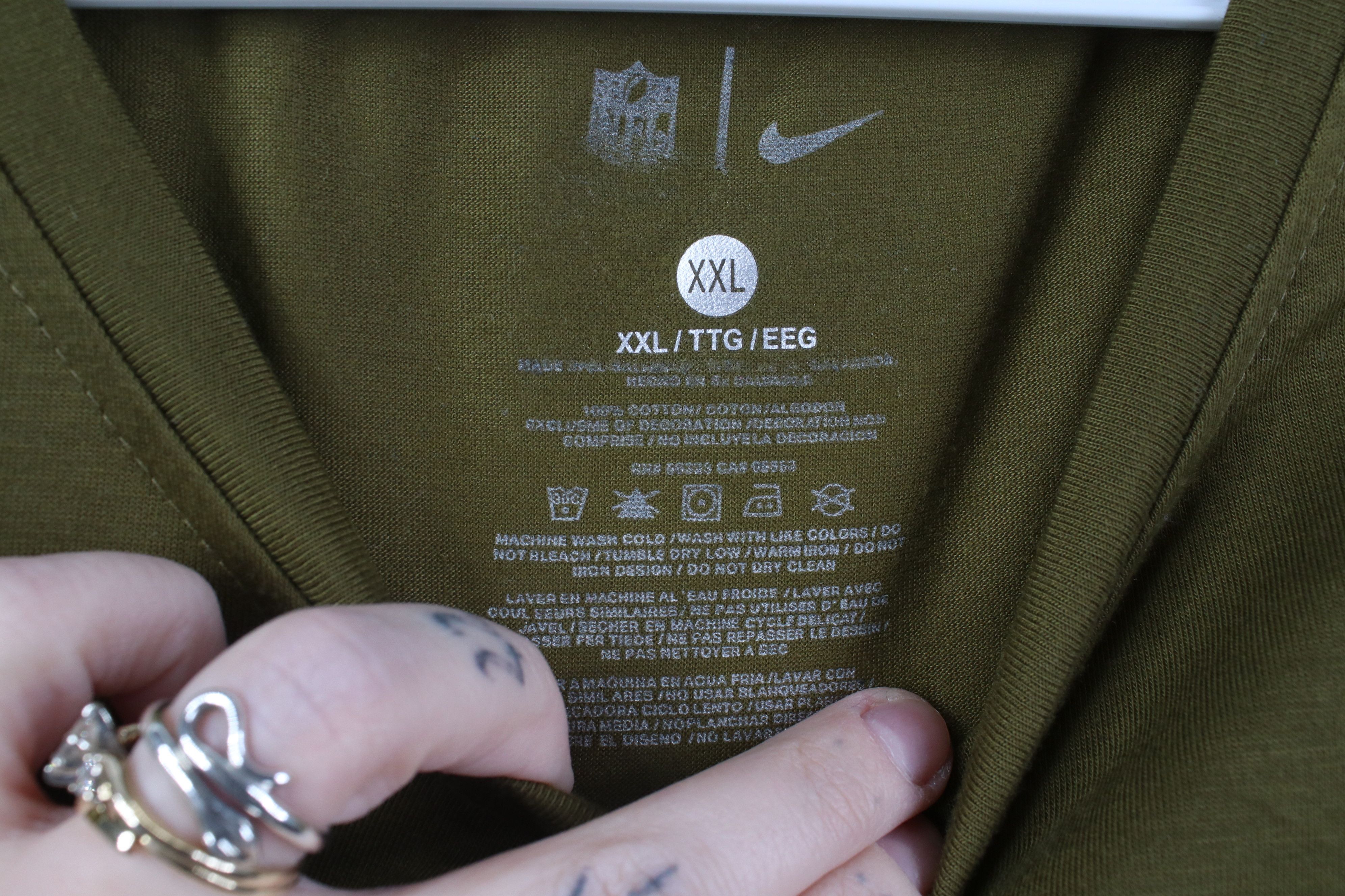 Nike Nike Salute to Service Detroit Lions Short Sleeve T-Shirt Size US XXL / EU 58 / 5 - 6 Thumbnail