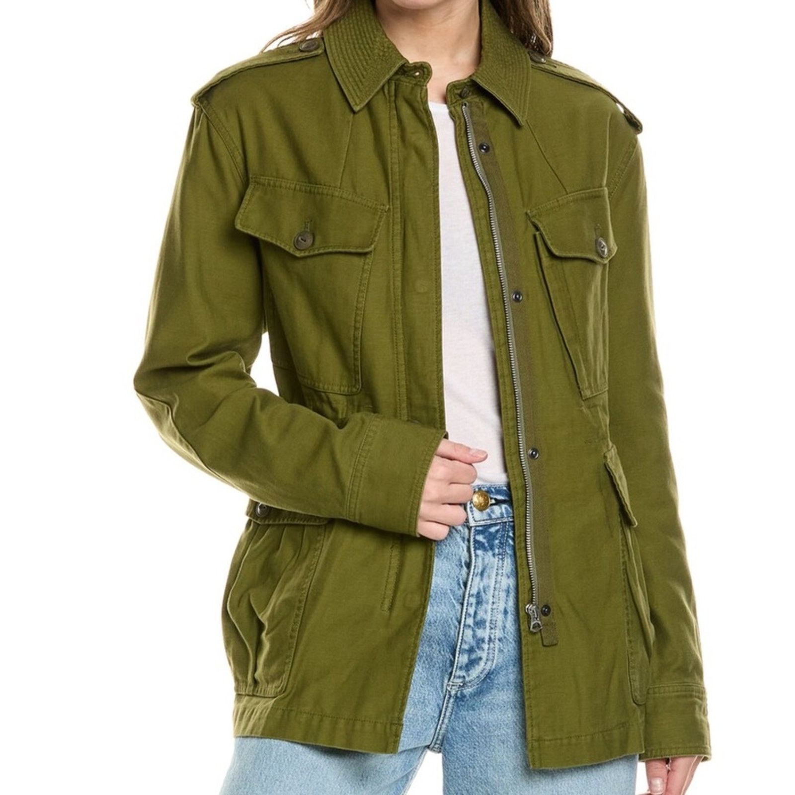 Rag & Bone rag & bone. Lorenz Cotton Military Jacket. Size S / US 4 / IT 40 - 5 Thumbnail