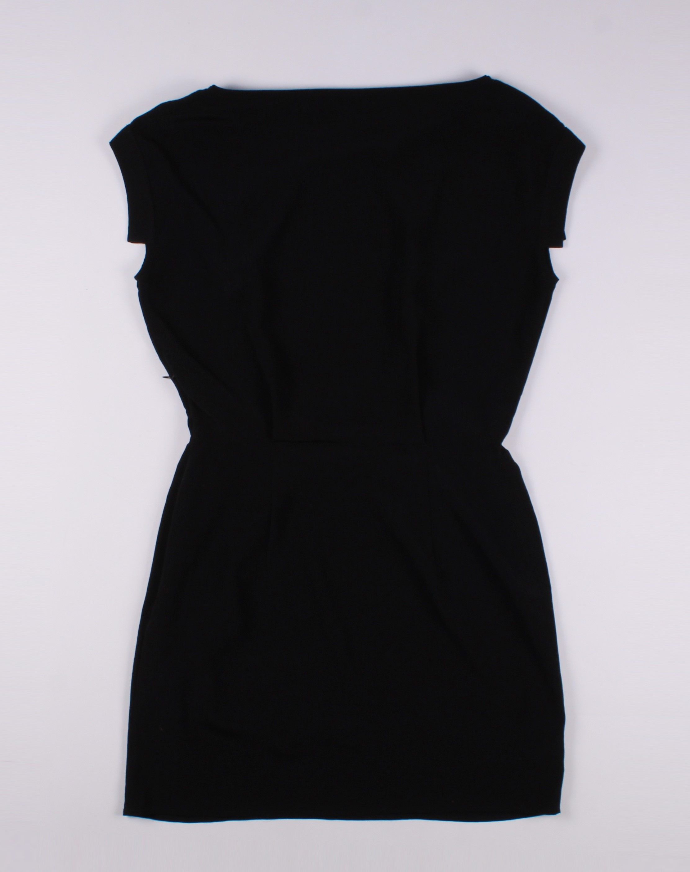 Allsaints All Saints Mira Black Boat Neck Mini Dress Size S / US 4 / IT 40 - 11 Thumbnail